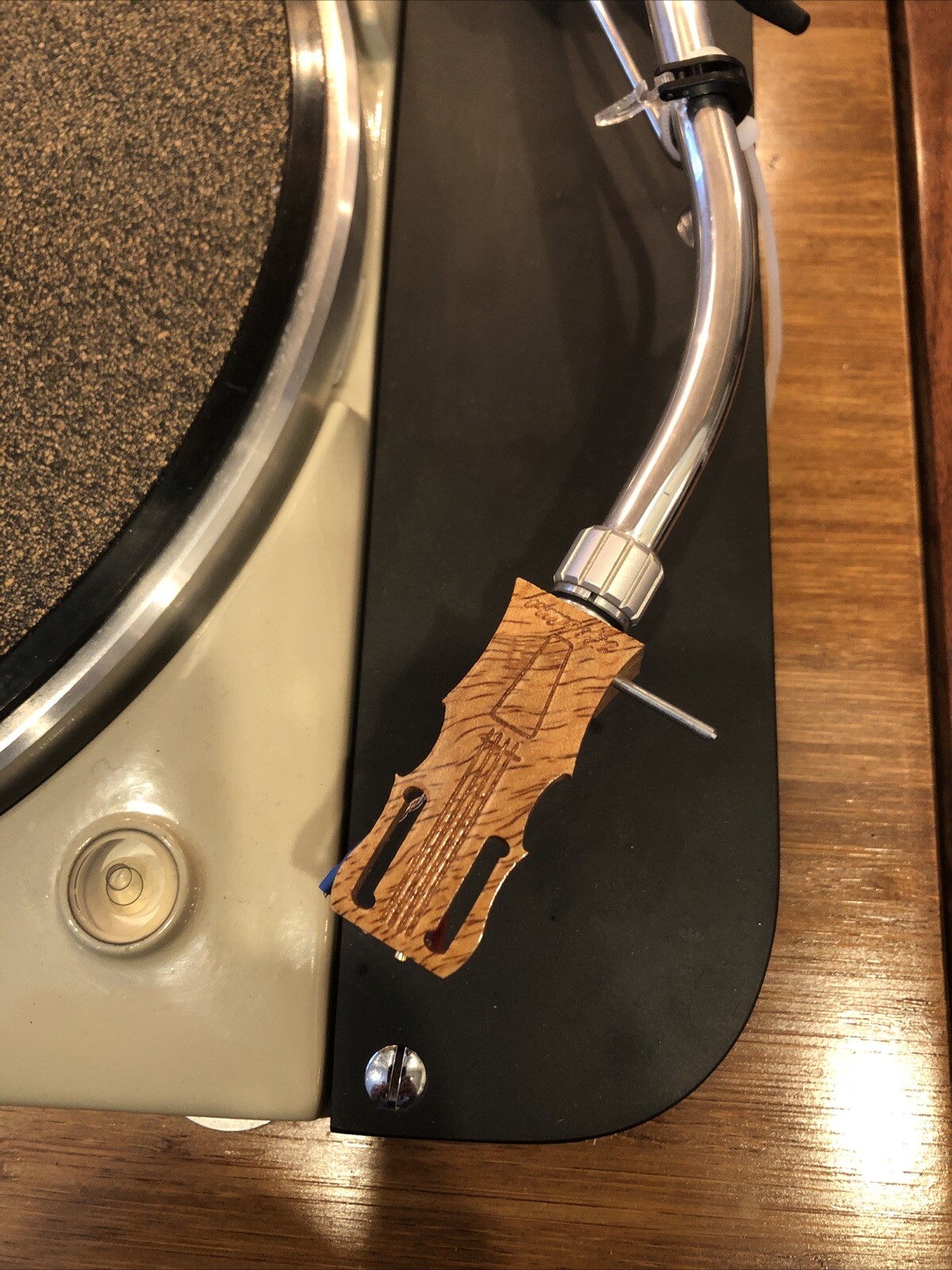 Thorens TD 124 Turntable SME 9″ Tonearm 78/45/33 rpm Custom Platter Wood Plinth