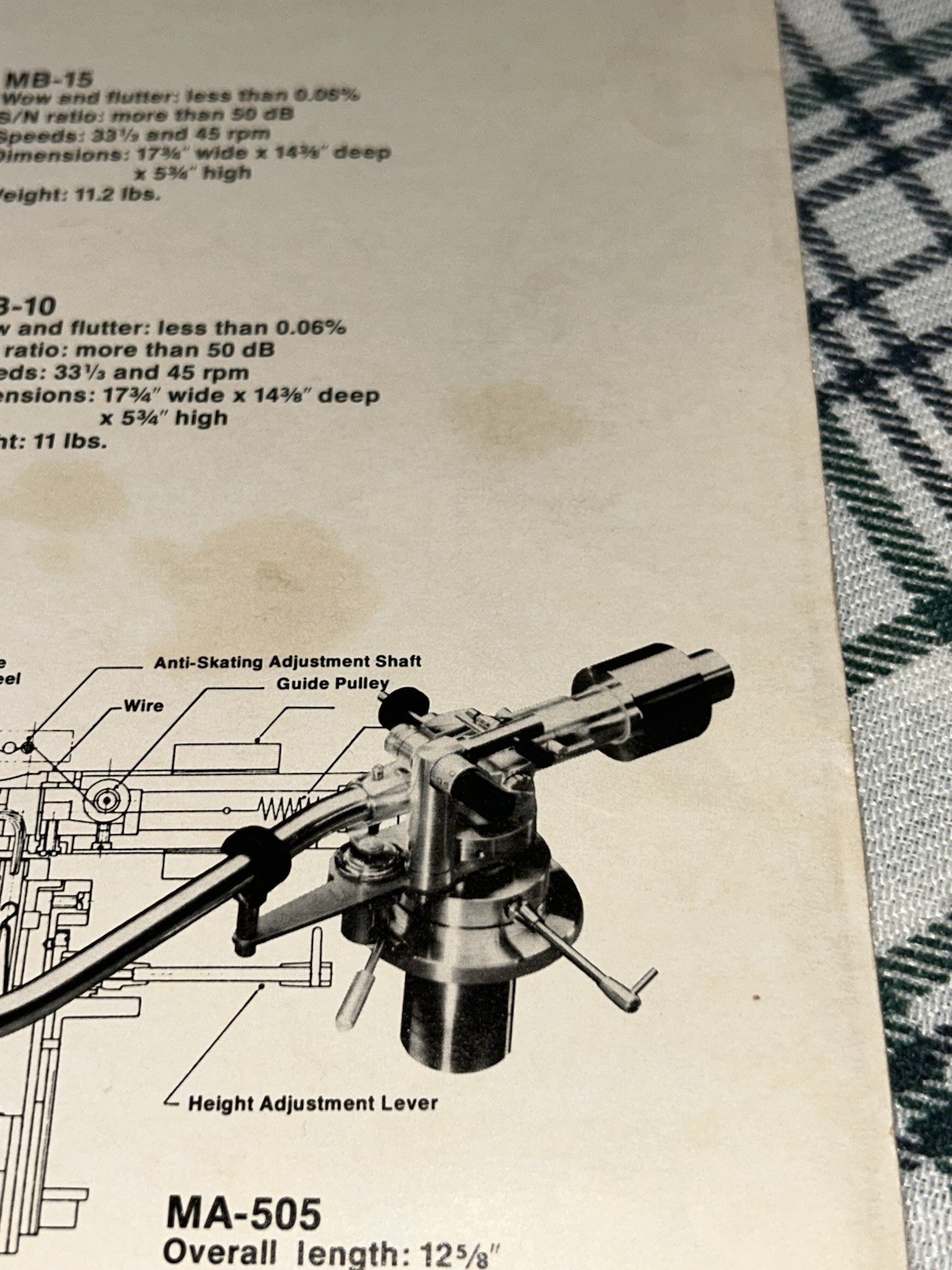 Vintage 1977 MICRO SEIKI ORIGINAL BROCHURE PAMPHLET JAPAN