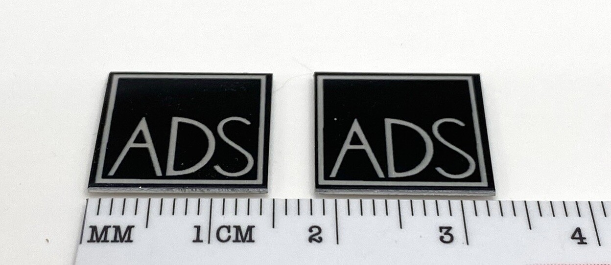 ADS Speaker Badge Logo Emblem PAIR L710 L810 for Grille