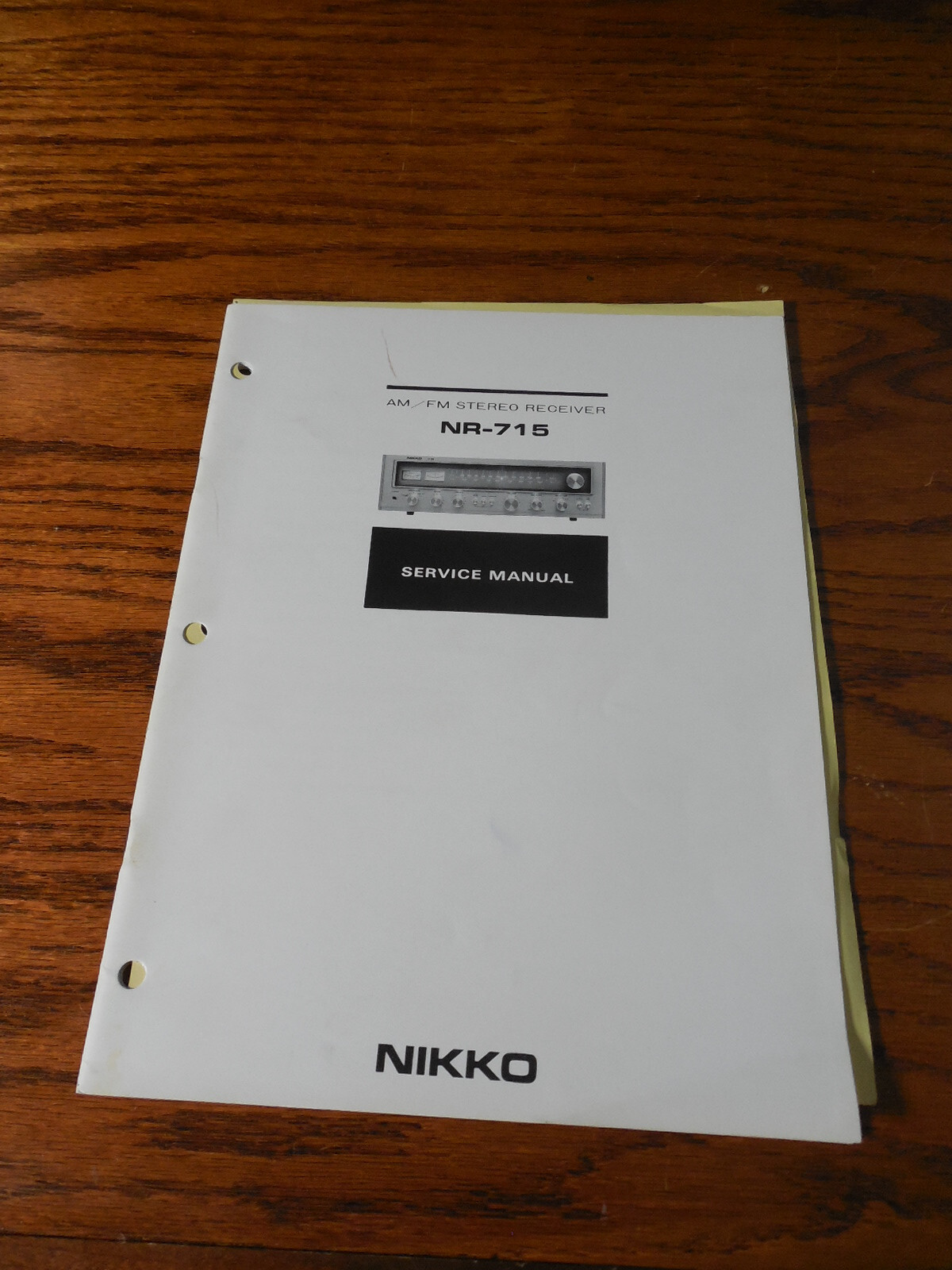 Nikko NR-715 Receiver Service Manual