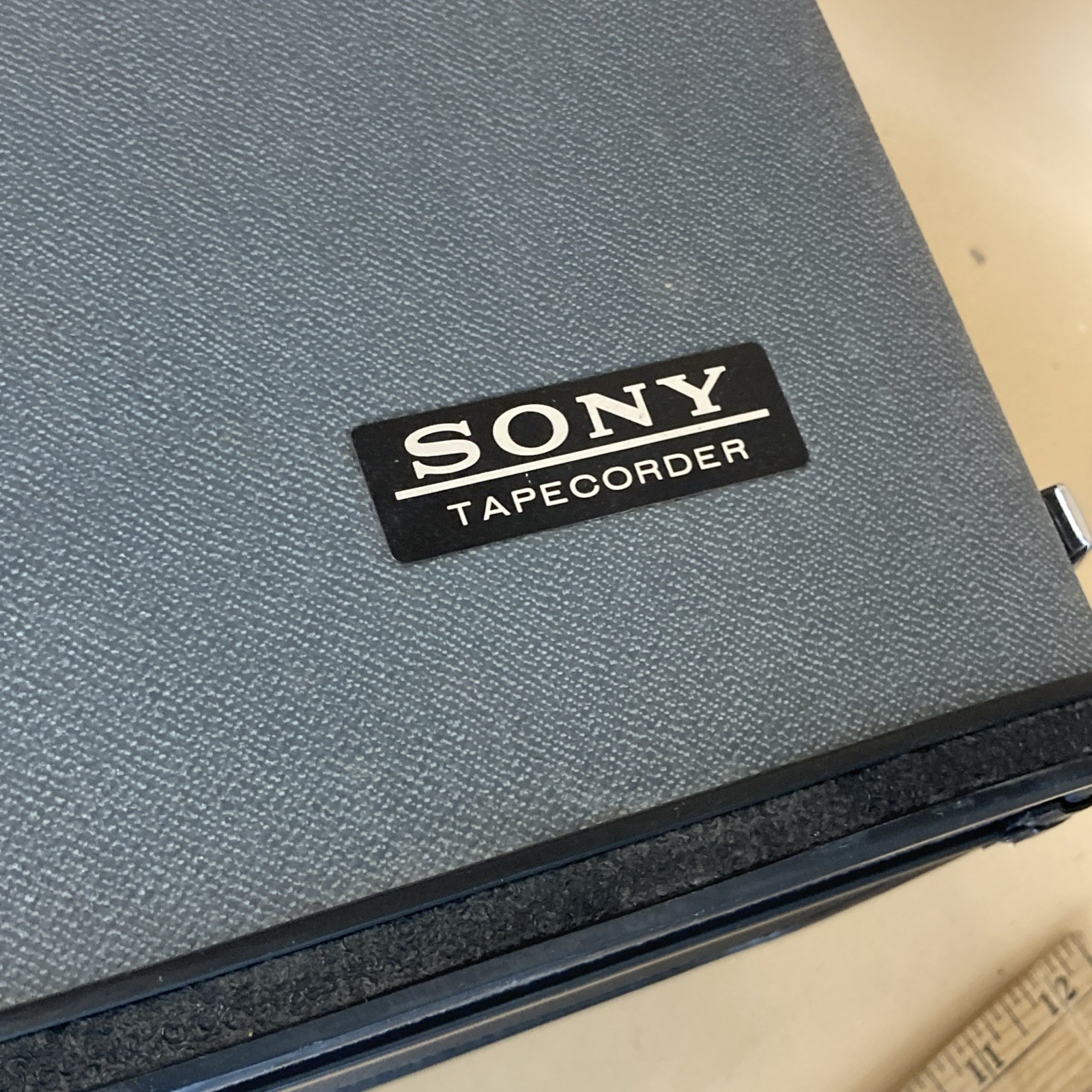 Sony TC-105A Sony-o-Matic Portable Reel-to-Reel Tapecorder Tape Recorder *READ