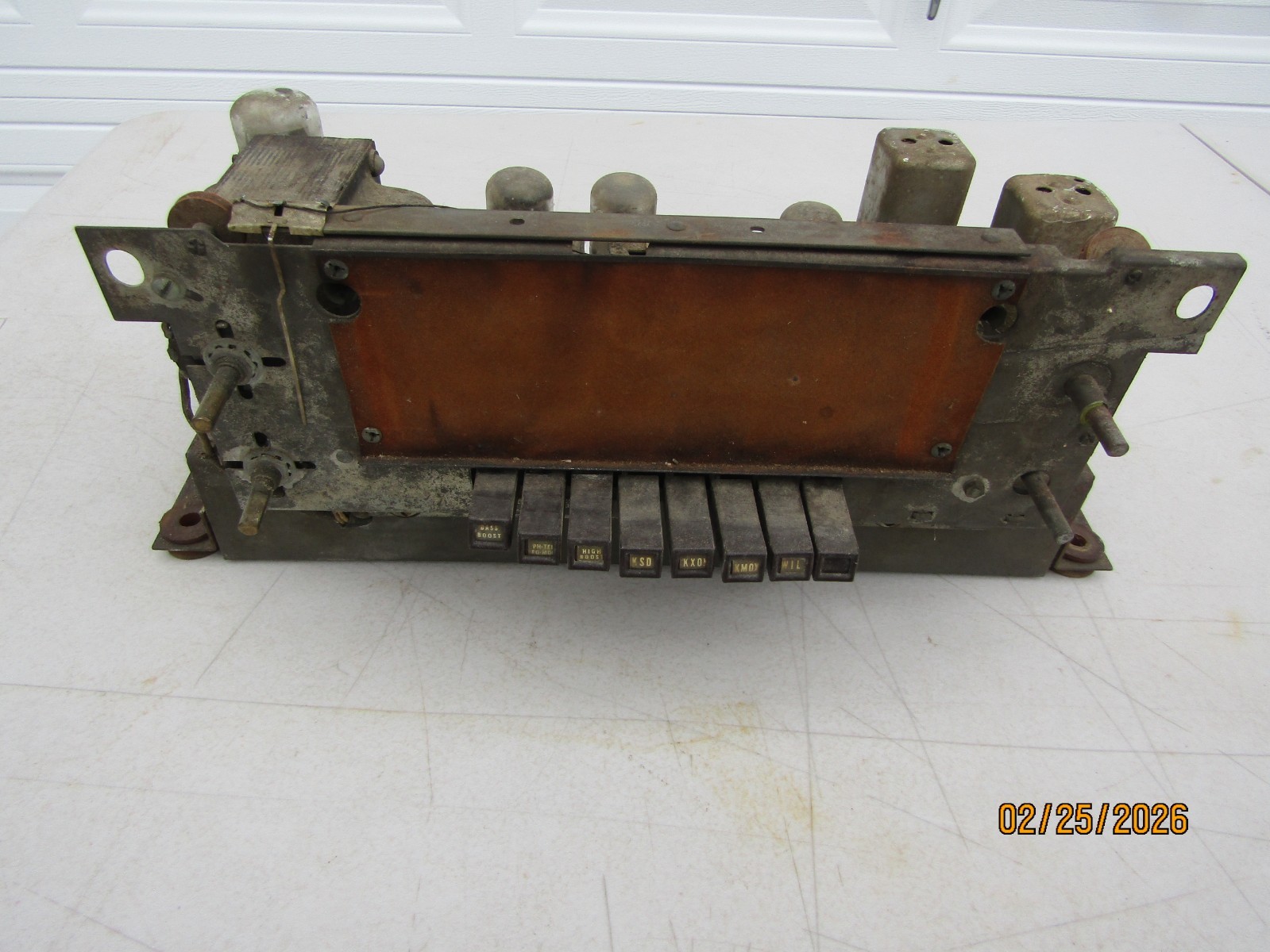 Vintage Sears Roebuck Silvertone 101 657 Pushbutton Radio Tube Amplifier Chassis