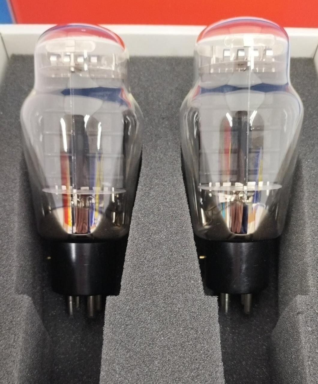 KR Audio 300B Matched Pair Vacuum Tubes Tested w/ Reports Made in Czech Republic