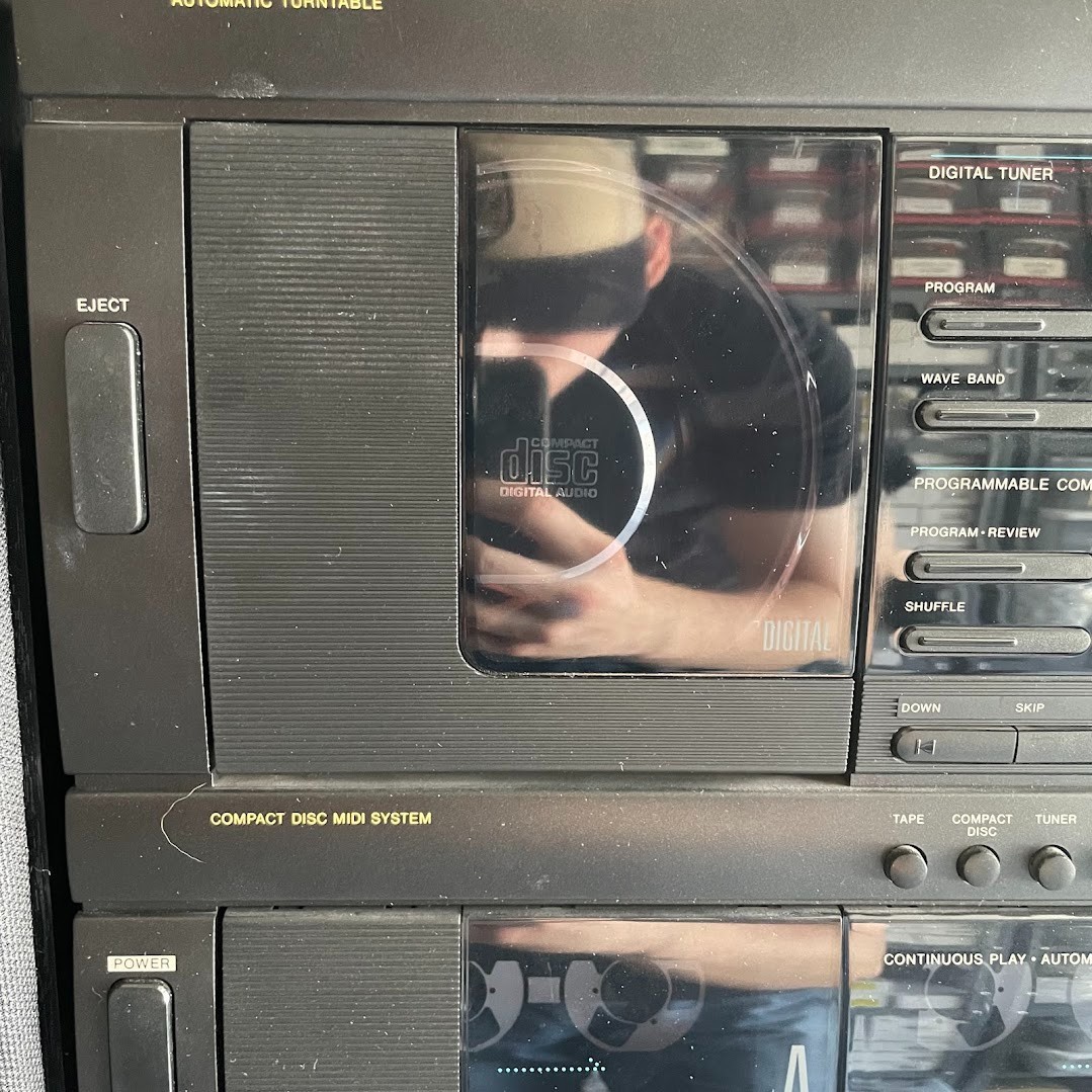 Magnavox FCD-196 Vintage Double Cassette Tape, CD, record player stereo, FM-AM