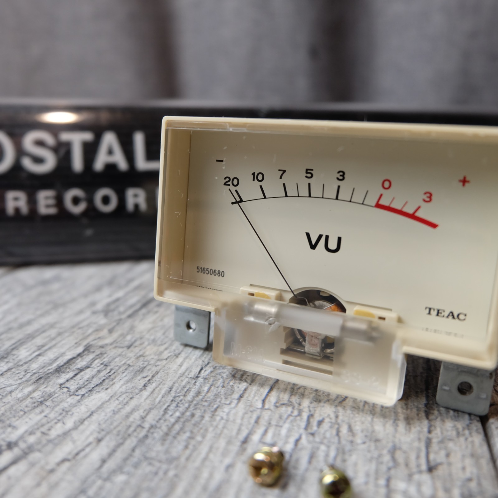 Tascam 32 Teac Reel to Reel – ONE VU Meter 51650680 – Fits 34 & 34B