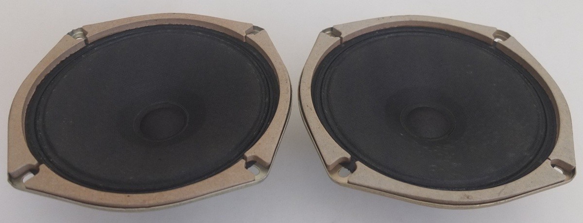 pair of vintage Matsushita Panasonic 6″ wide-range woofers c.1972—very good cond