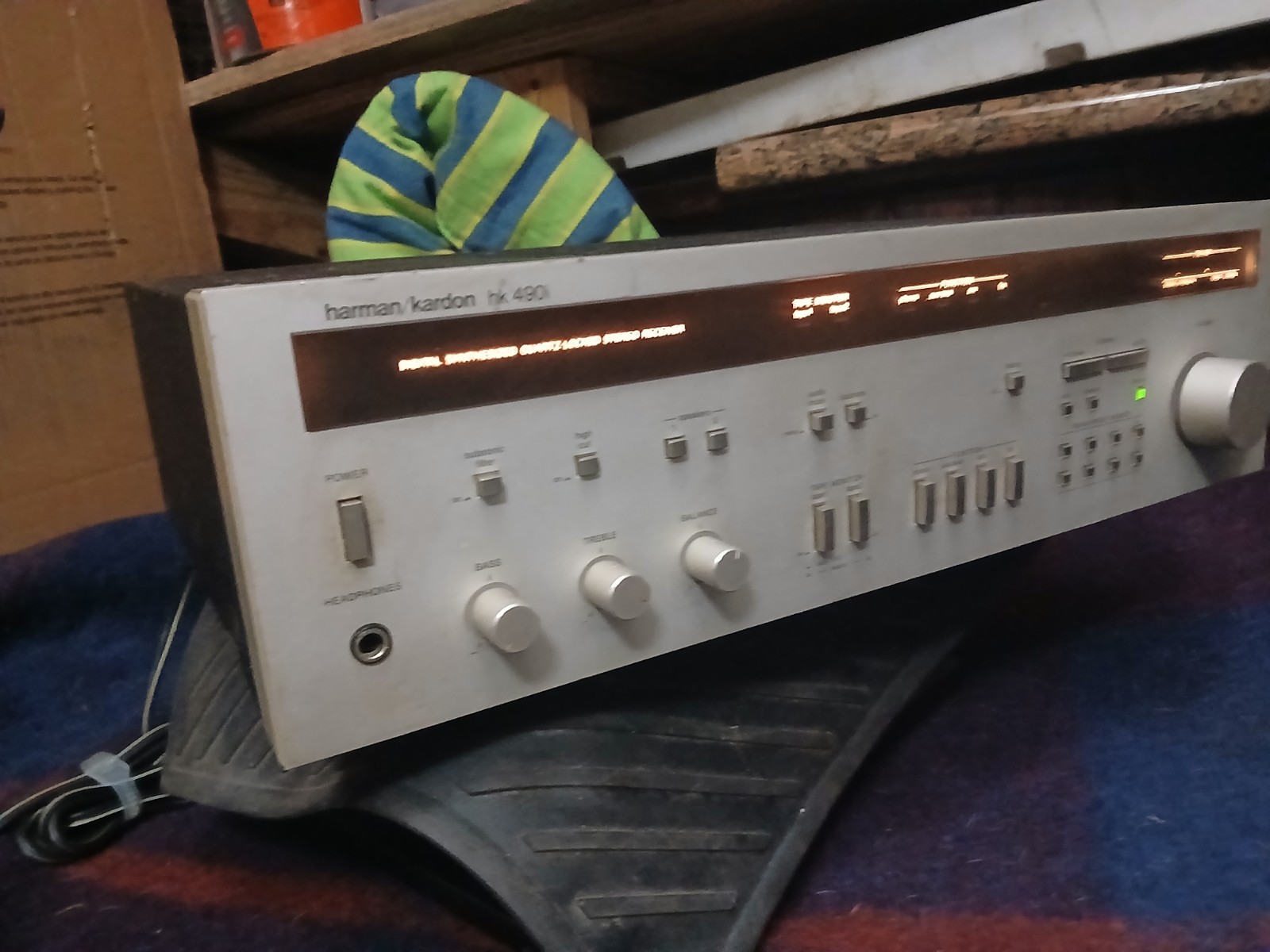 WORKING Harmon / Kardon Hk 490i Just Serviced And Recapped And Bluetooth