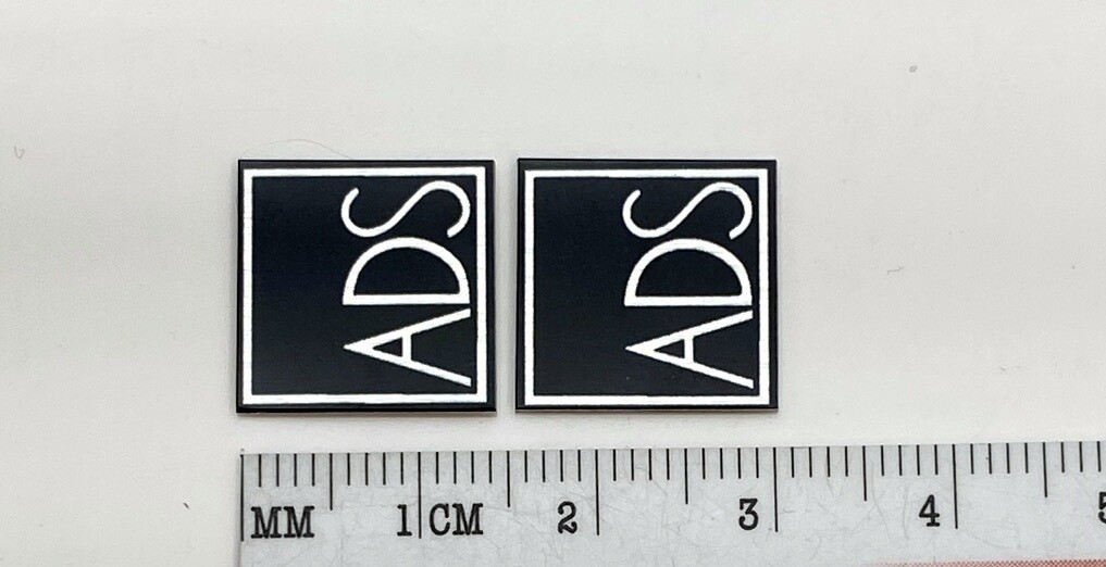 ADS Speaker Badge Logo Emblem PAIR L710 L810 for Grille
