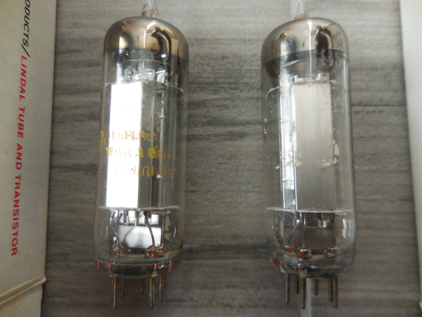 Matched Pair 6BN6 Tubes Leakage & Conductance Tested at 104 & 104% NICE!