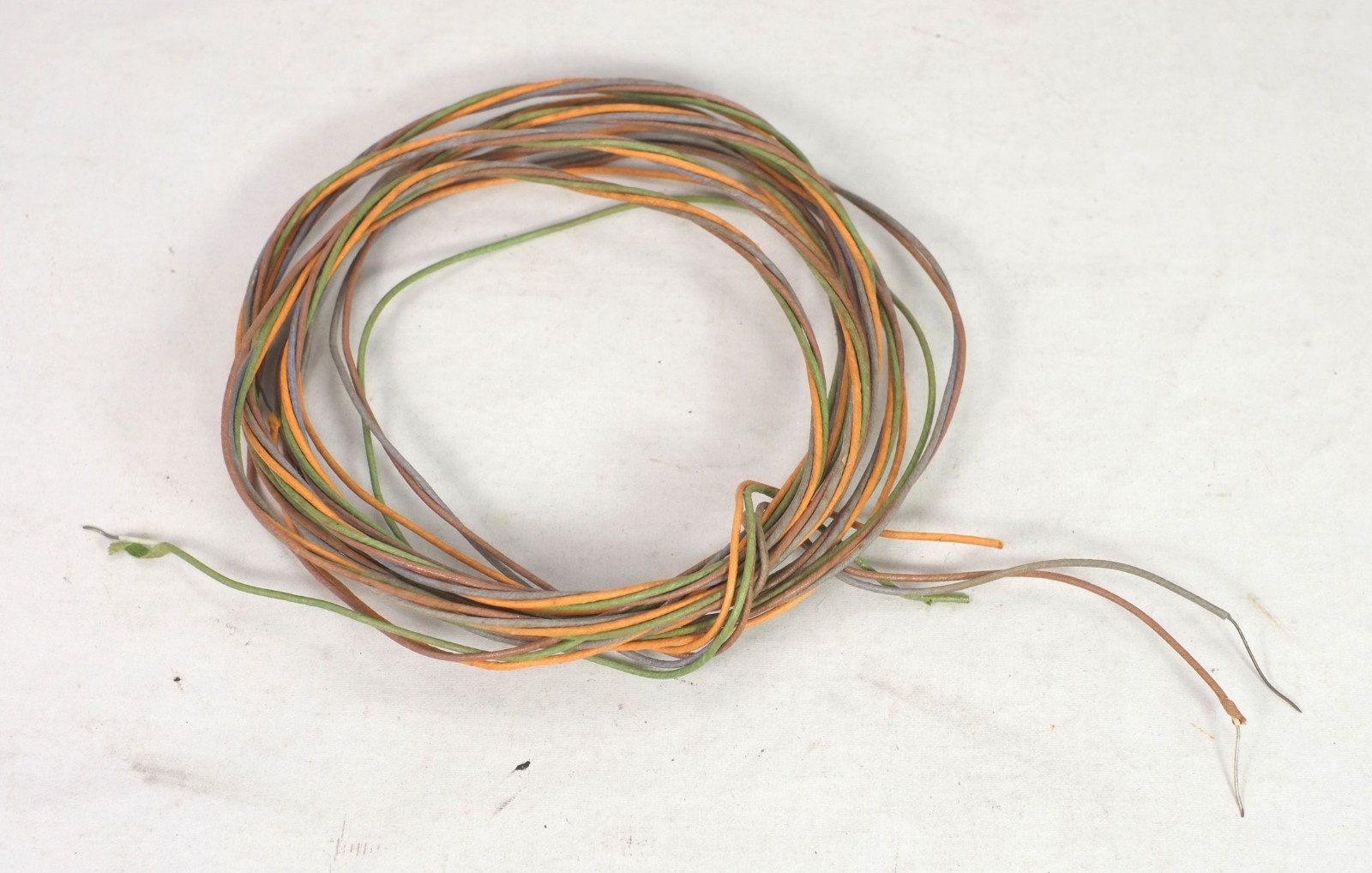 7 Feet Vintage Western Electric 4-Conductor Cloth Electronics Wire