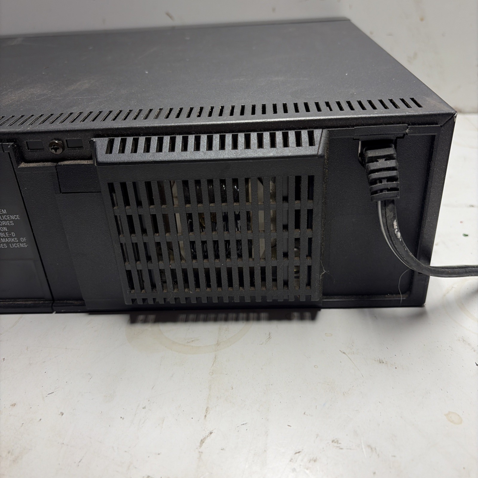 Vintage Sears VCR HQ Series 934 VHS Player Recorder w AV Cable Tested Working