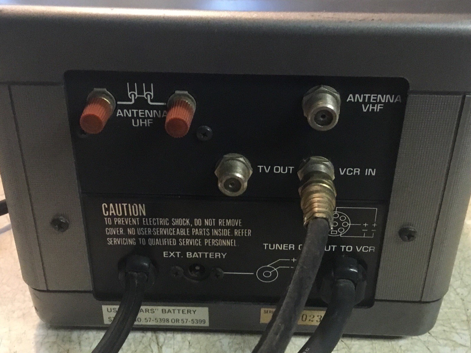 Sears Betavision VCR & Case & Video Tuner Clock VHF/UHF POWER UP RARE 1980 Lot