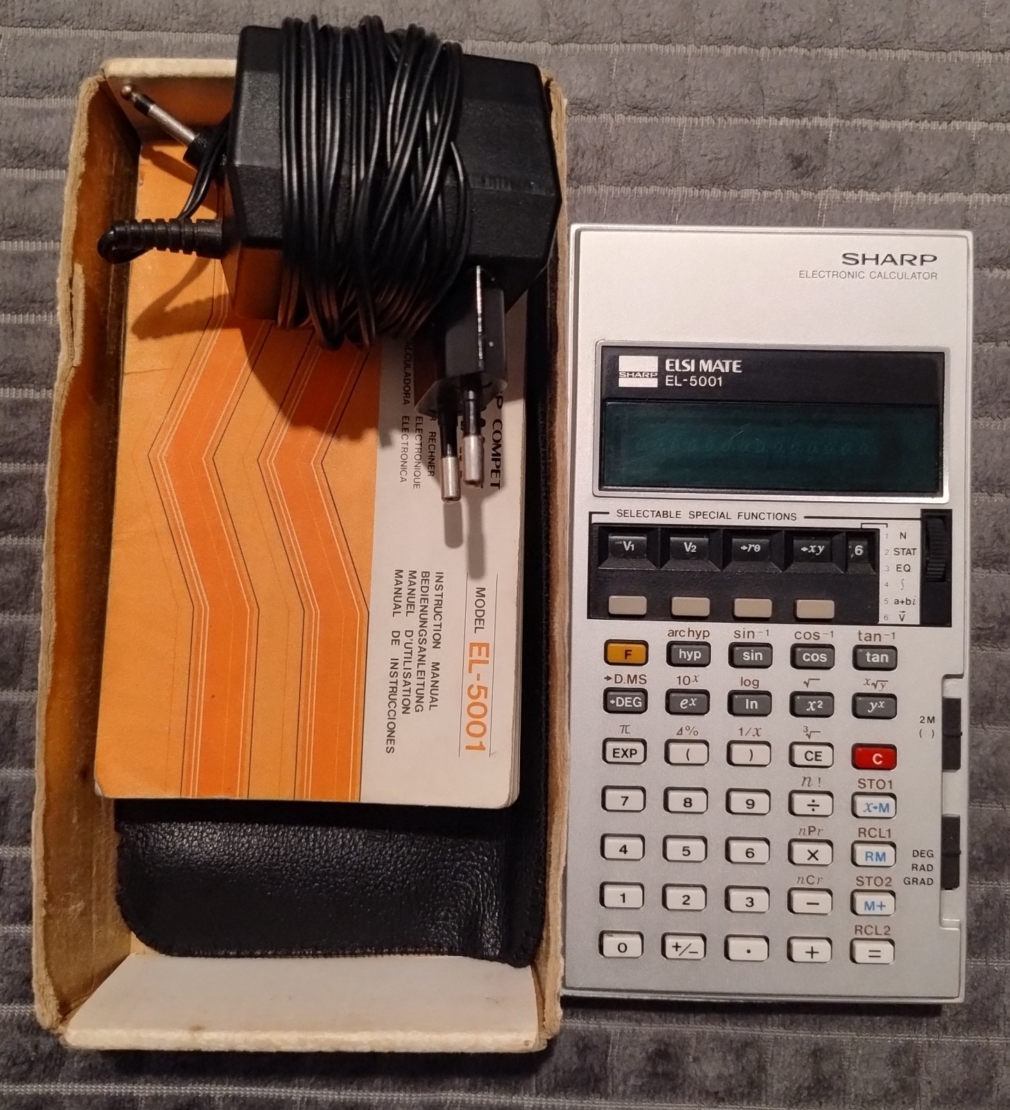 Calculator – Working – AC Adaptor – Manual –