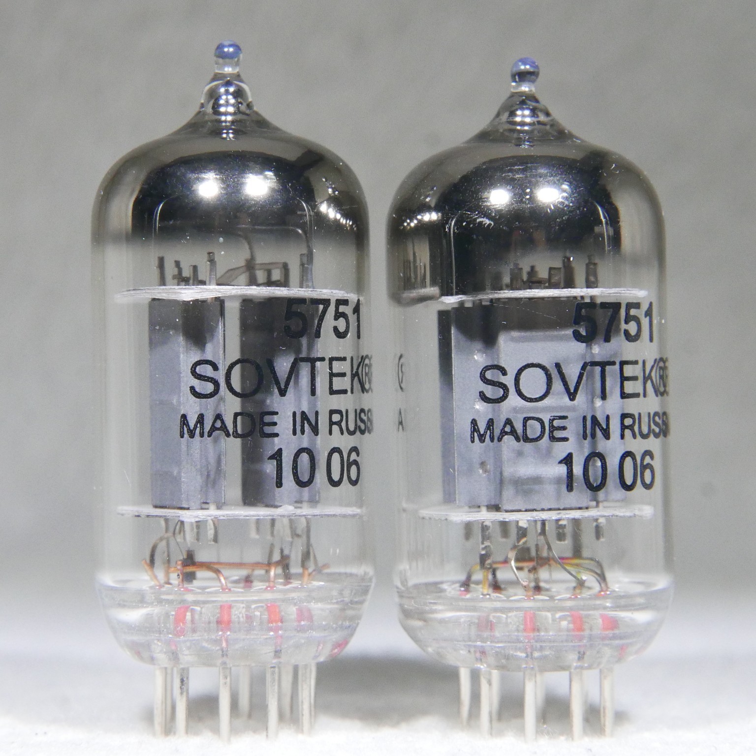 NOS/NIB Matched Pair Sovtek 5751/12AX7/ECC83 Made in Russia O-Getter