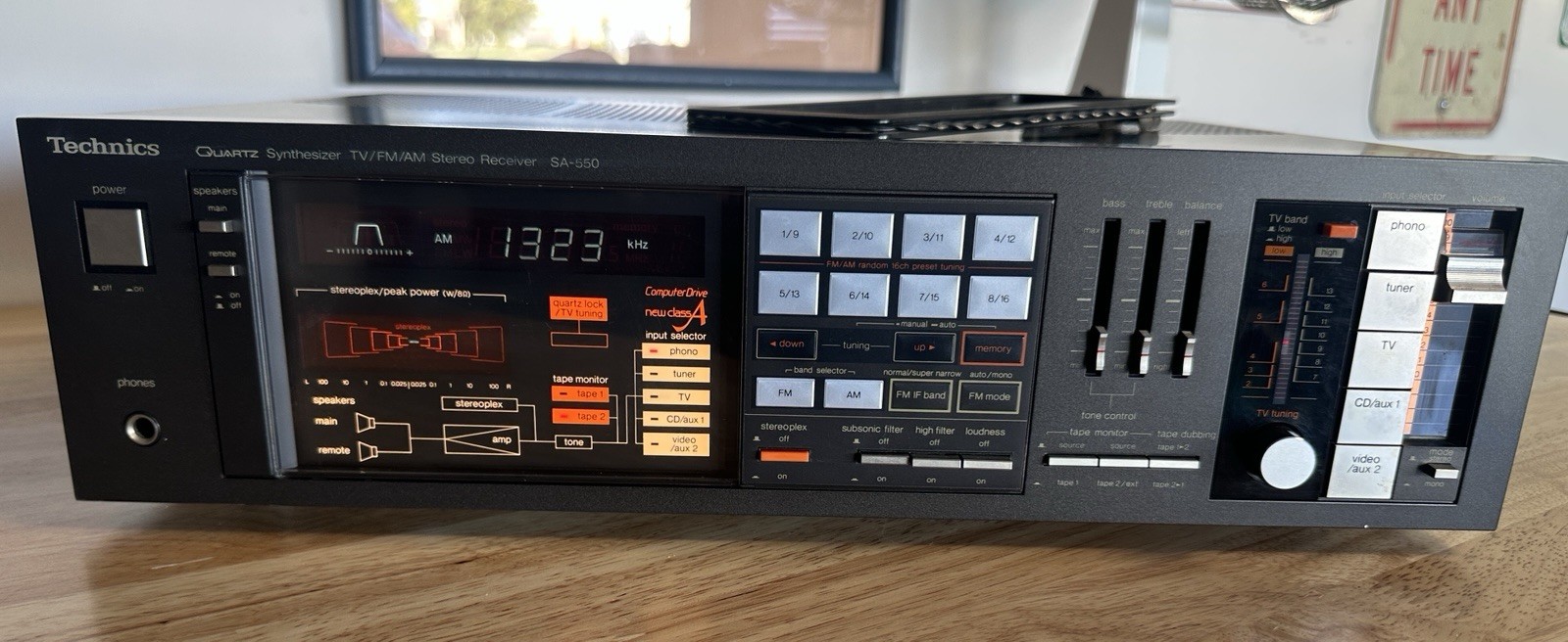 Technics SA-550 Receiver w/ Stereoplex Effect – Great Condition – Rare Find!