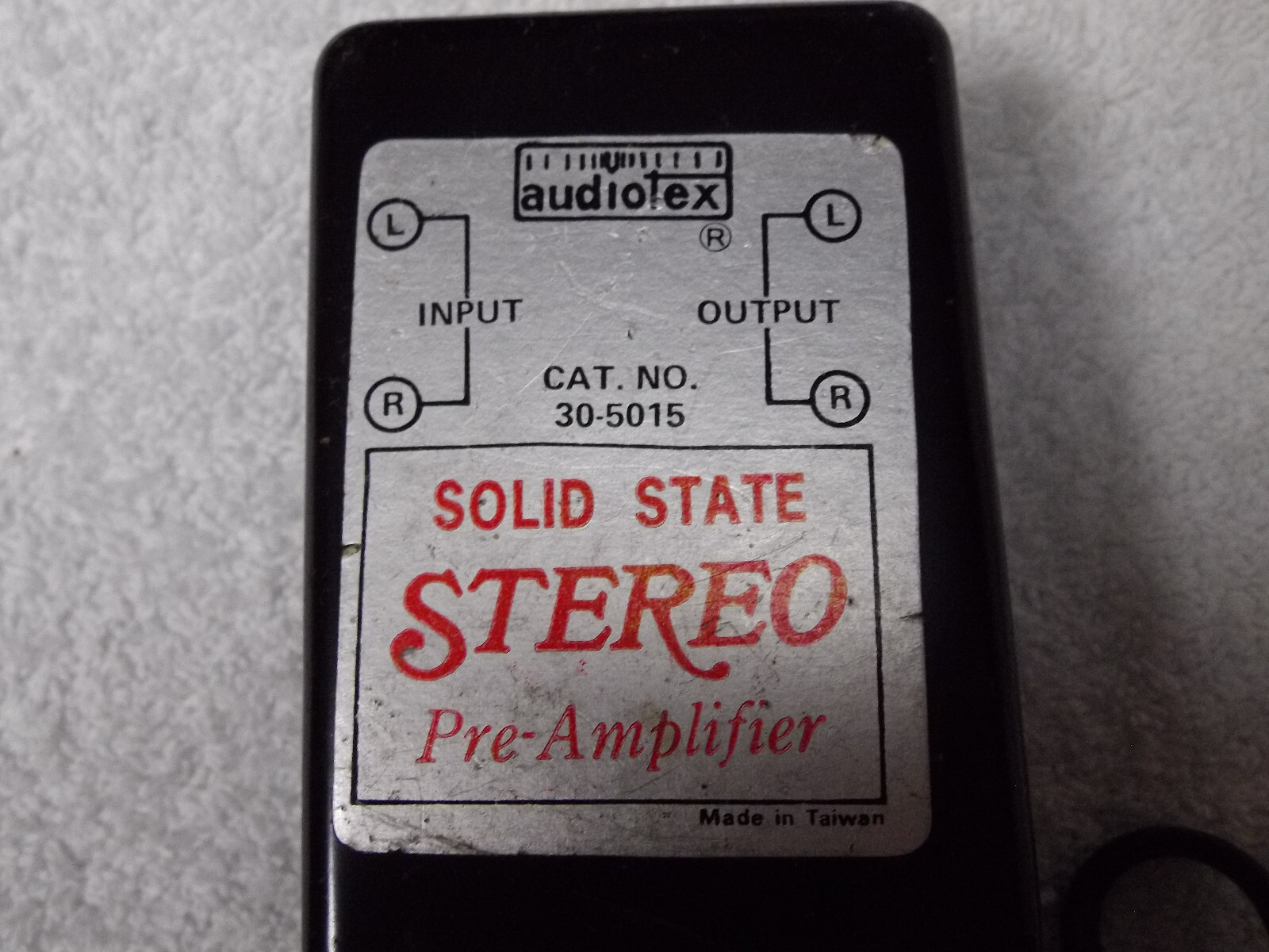 Audiotex 30-5015 Solid State Stereo Pre Amplifier