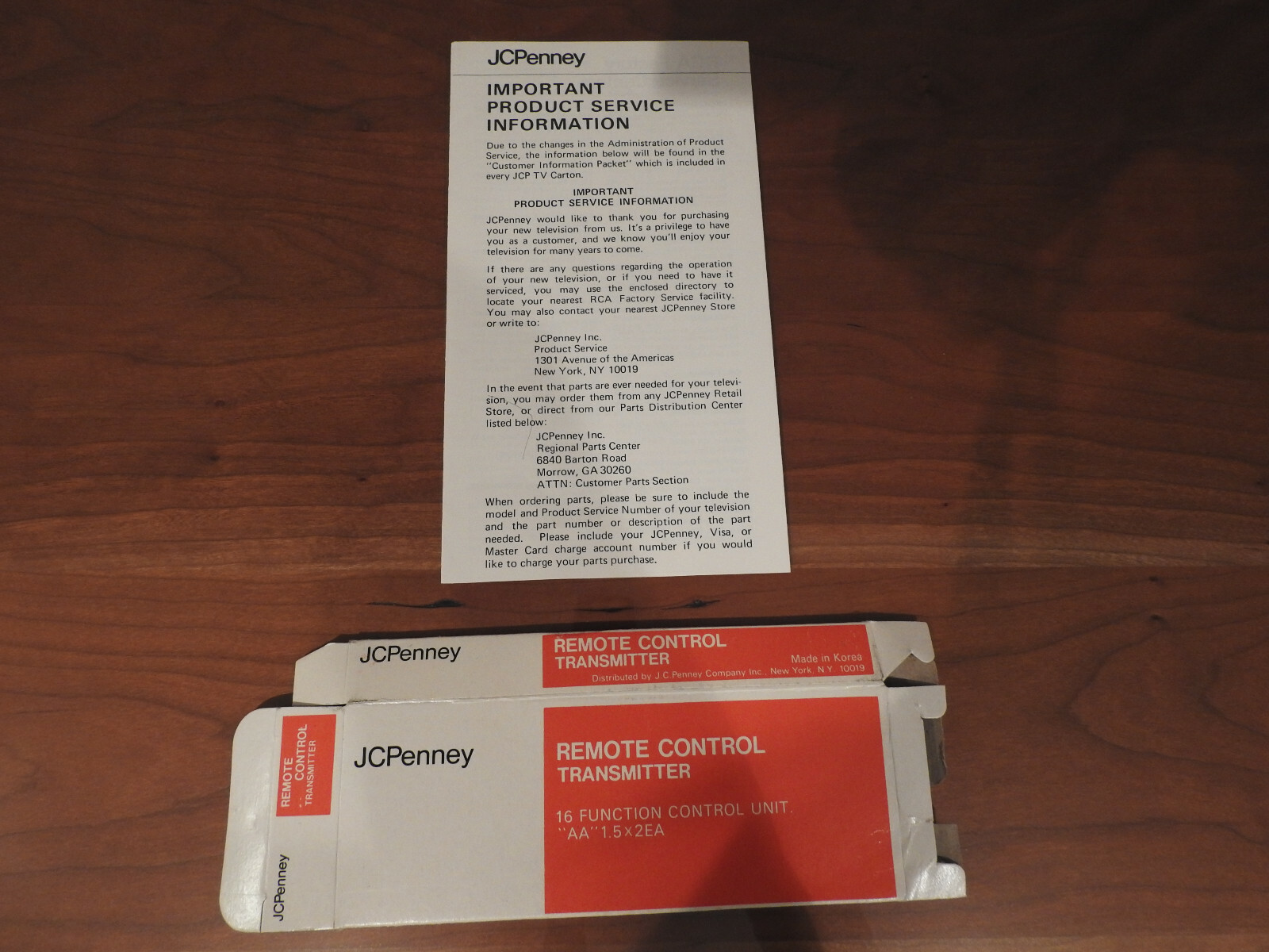 Vintage J.C.Penney Color Television 685-2113 Owner’s Manual, Schematic Diagram++