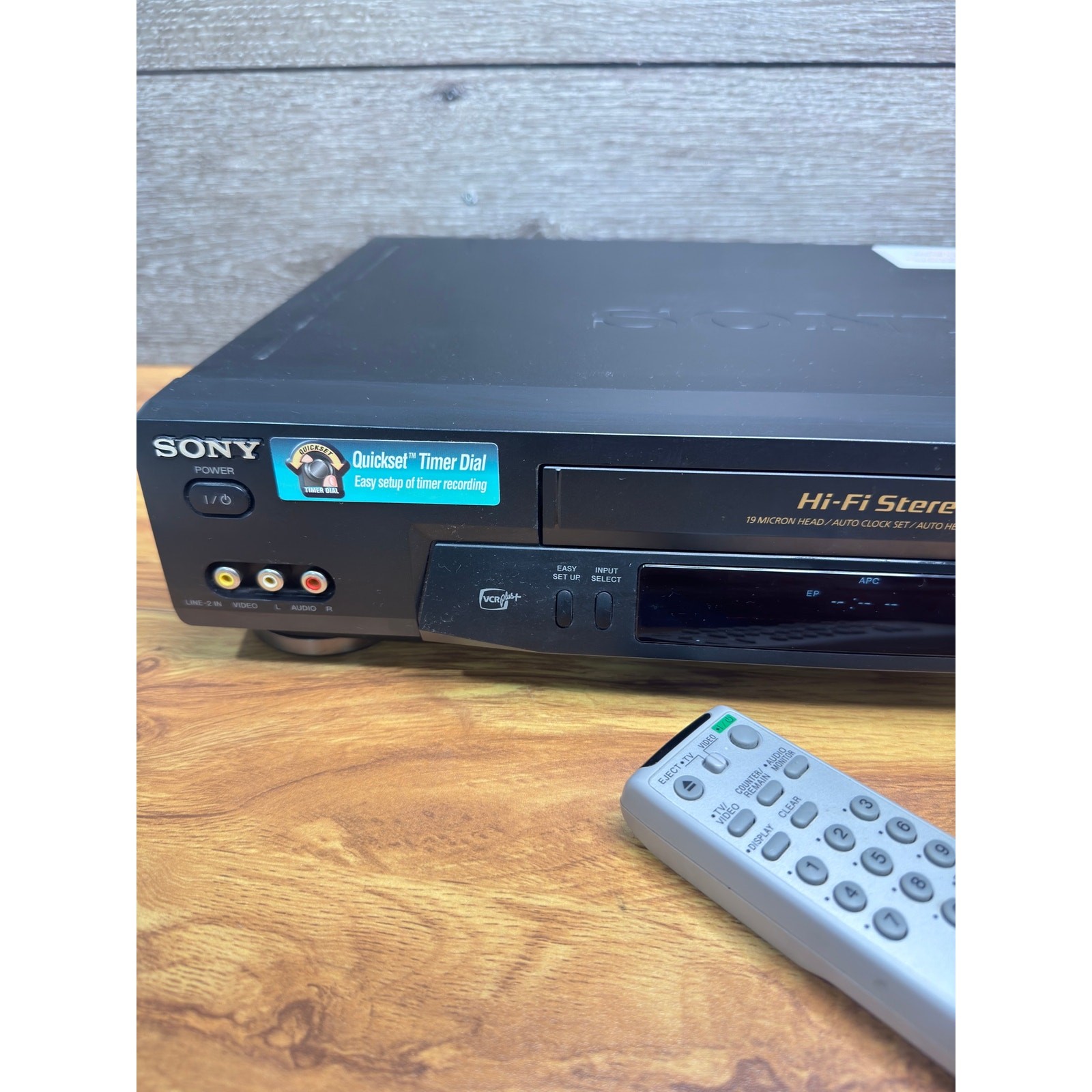 Sony SLV-N71 VCR 4 Head HiFi Stereo VHS Player Recorder With Remote ~Tested