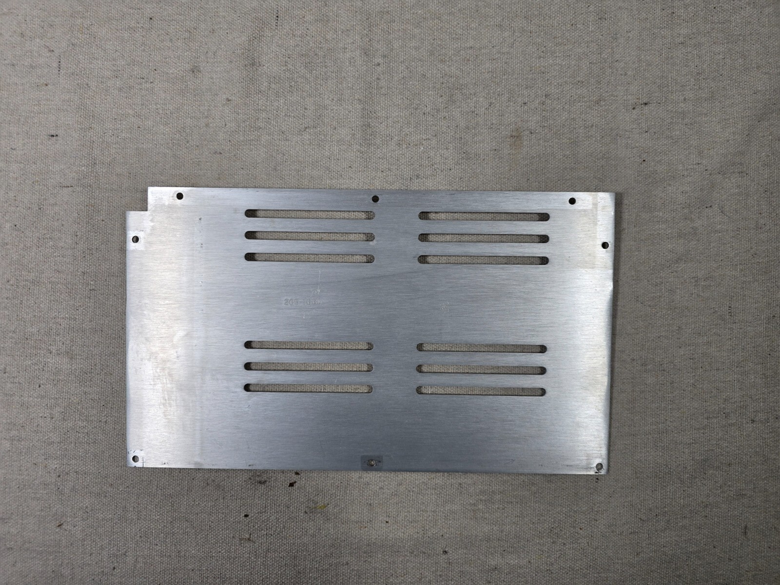 Heathkit AR-1515 Receiver Parts – Aluminum Case Bottom Panel (Smaller One)
