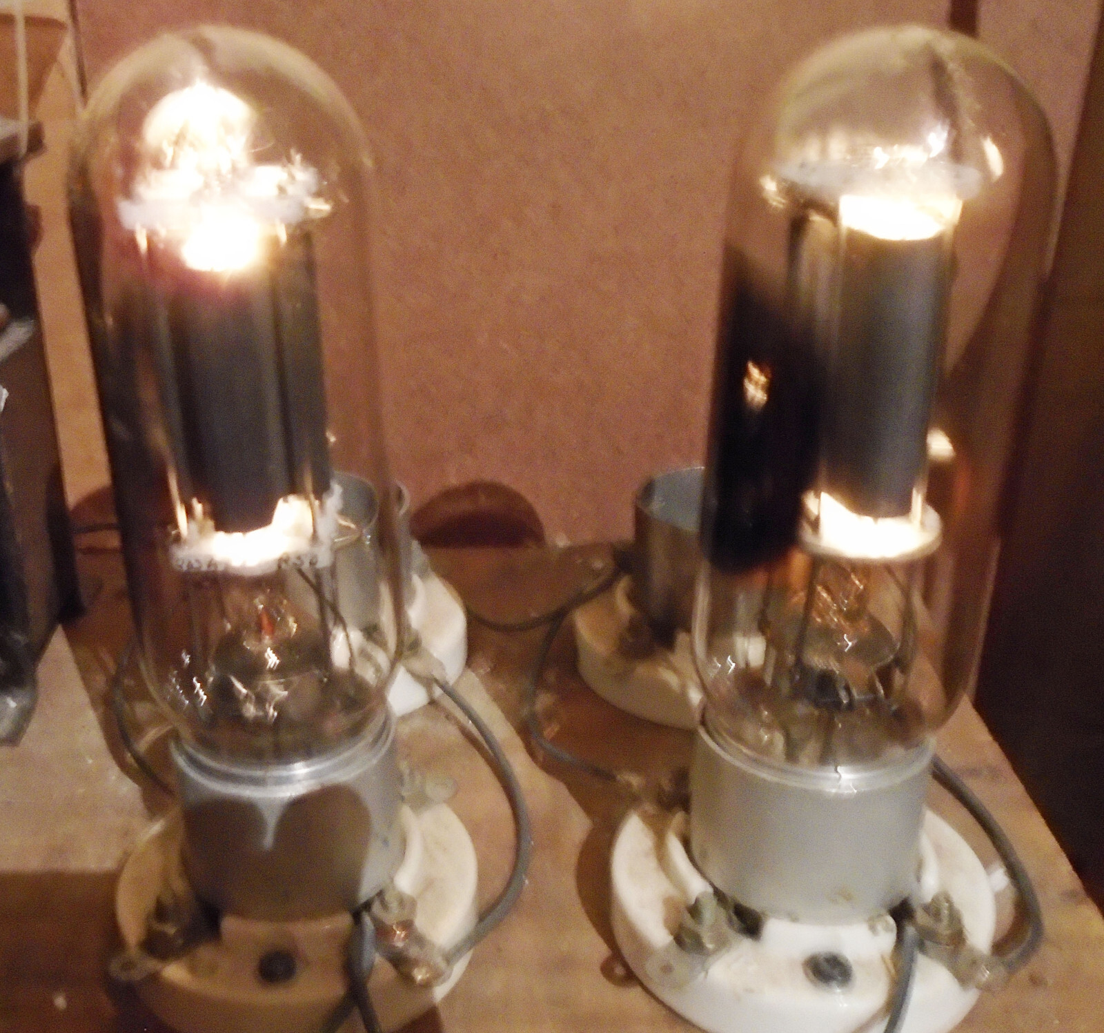 (2) NOS Taylor 203A Power Triode Tube – RF Power Amp/Osc & AF Amp/Mod