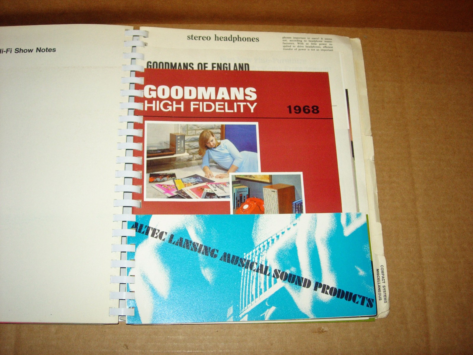 1968 NEW YORK CITY HI-FI MUSIC SHOW BUYER’S GUIDE-MANY BROCHURES/CATALOGS
