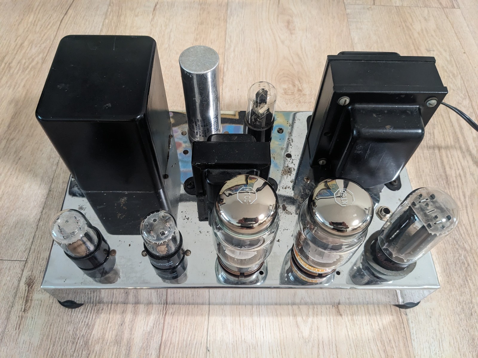 Radio Craftsmen C550 Williamson Mono Tube Power Amplifier KT66 Works Looks Great