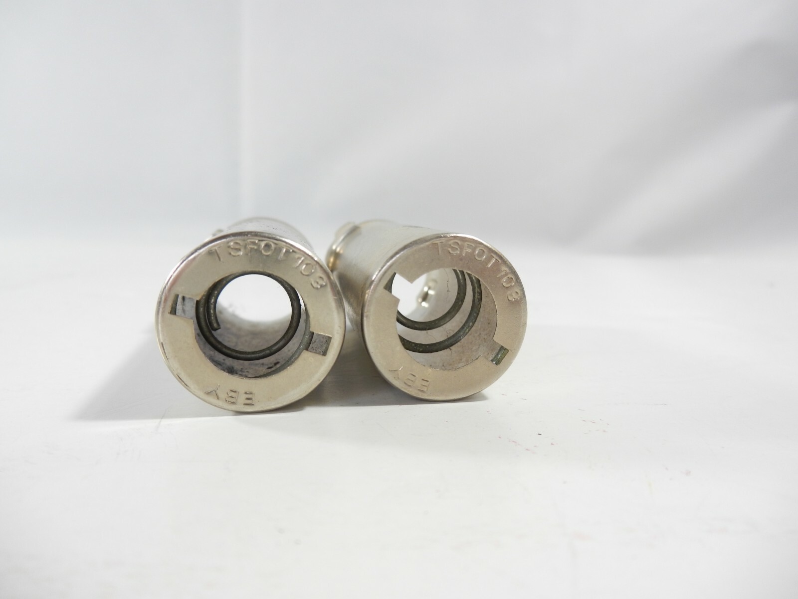 2 Pack TSF0T 103 EBY CONNECTOR TUBES SHIELDS, Diameter: 0.87 in, Length: 2.25 in