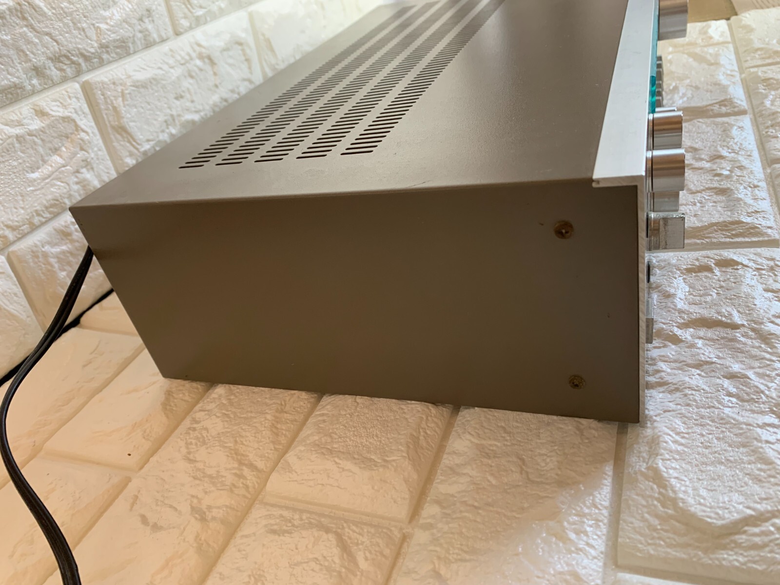 Technics SU-V44 Vintage Stereo Integrated Amplifie Sound output confirmed,AS-IS
