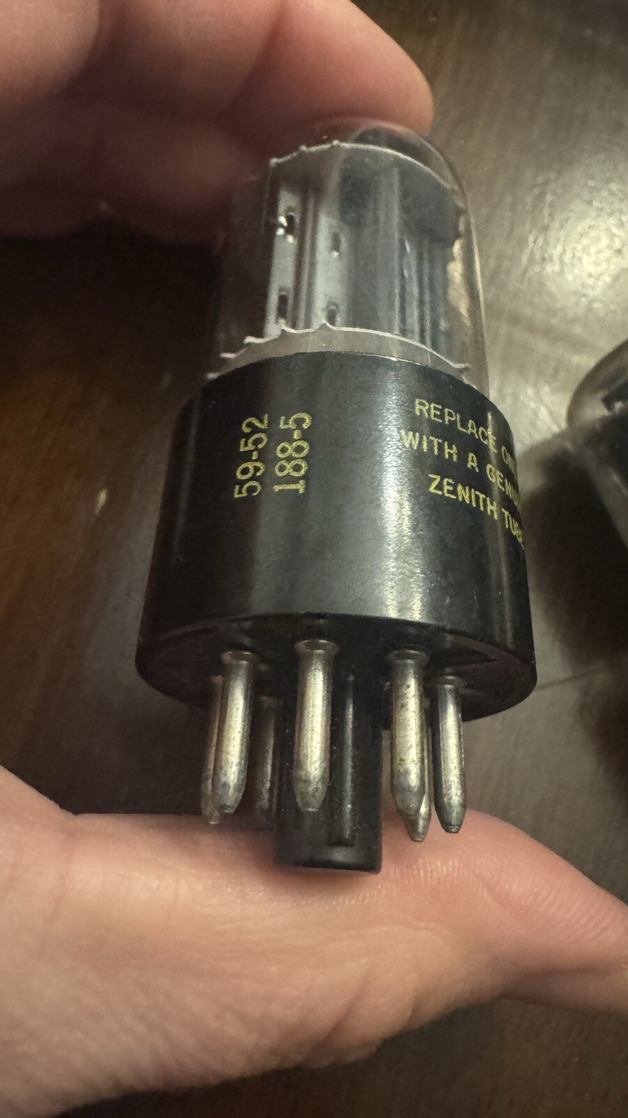 PAIR NOS GE For Zenith 6EA7 BLACk Plates Side Getter Audio TUBES
