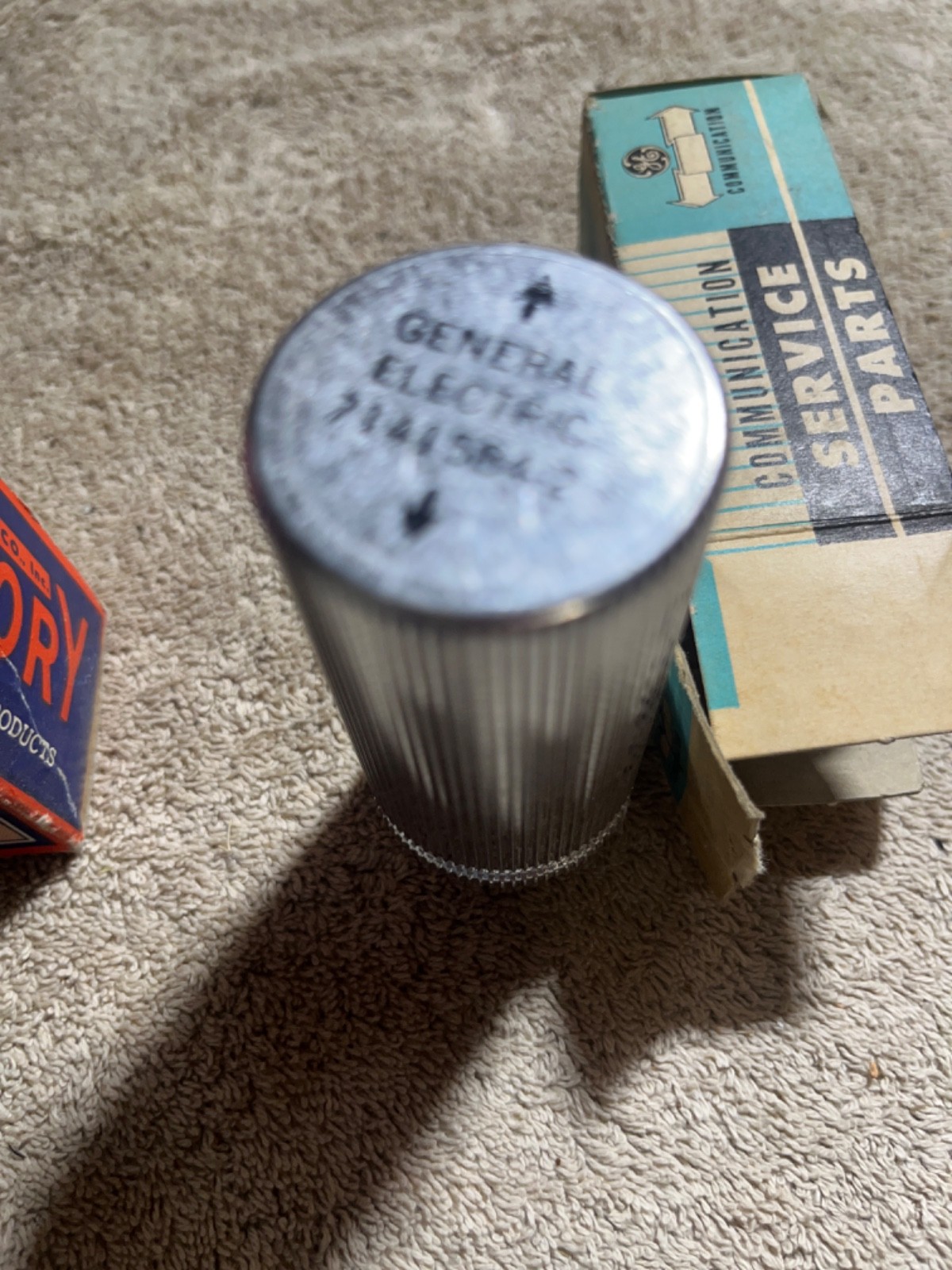 Mallory and GE genuine service parts, vibrator components, capacitors NOS