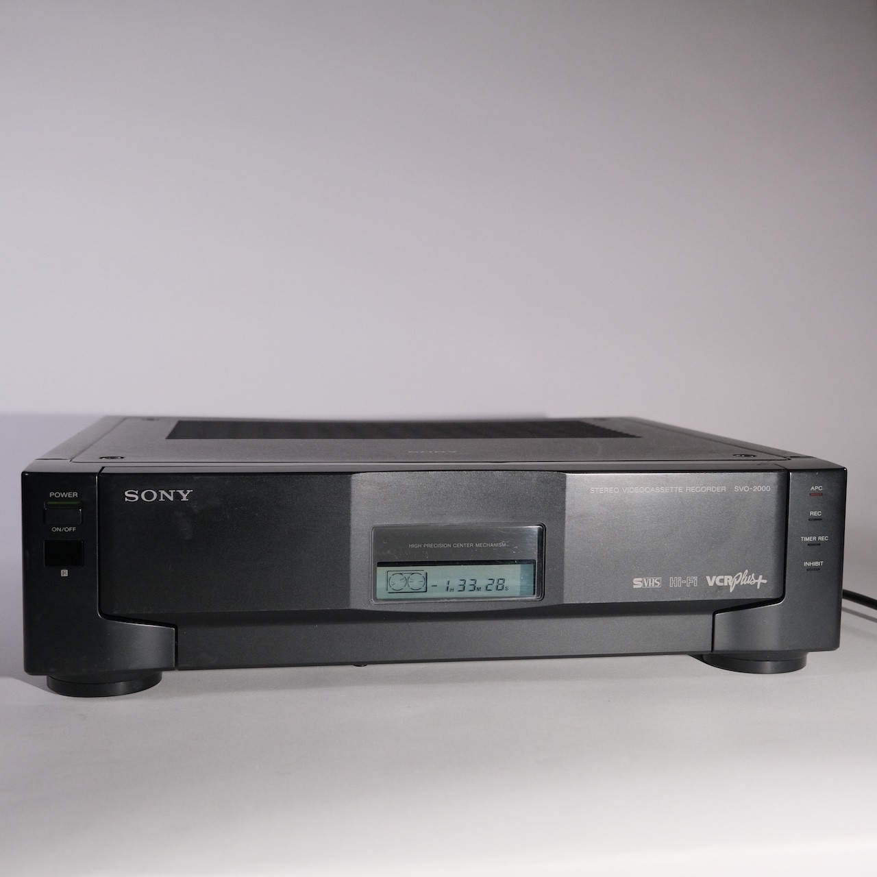 SONY SVO 2000 Professional VCR S-VHS Player recently serviced WORKING!
