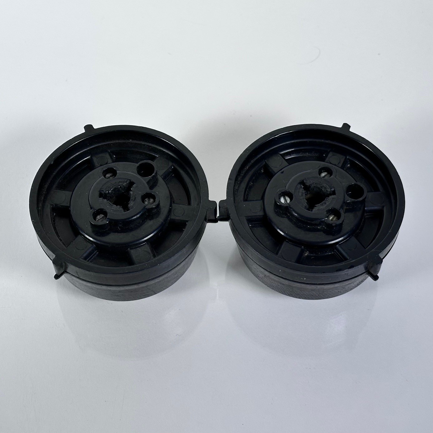 Vintage VIF International Hub Adapter Pair NAB for Reel to Reel Fits Ampex Otari