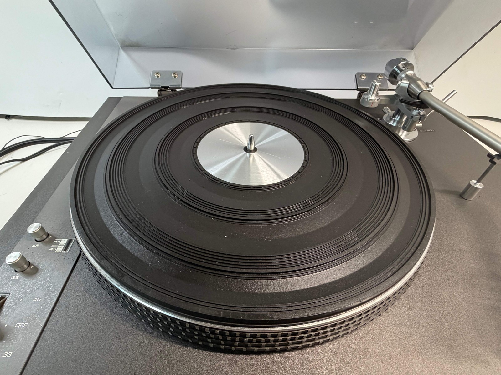 Sansui SR-525 Turntable w/ Micro Seiki MA-202 Mk II Tonearm & Ortofon 2M