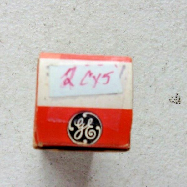 LOT OF 2 NEW IN BOX GE PHILCO ELECTRON TUBE 2CY5 (332)