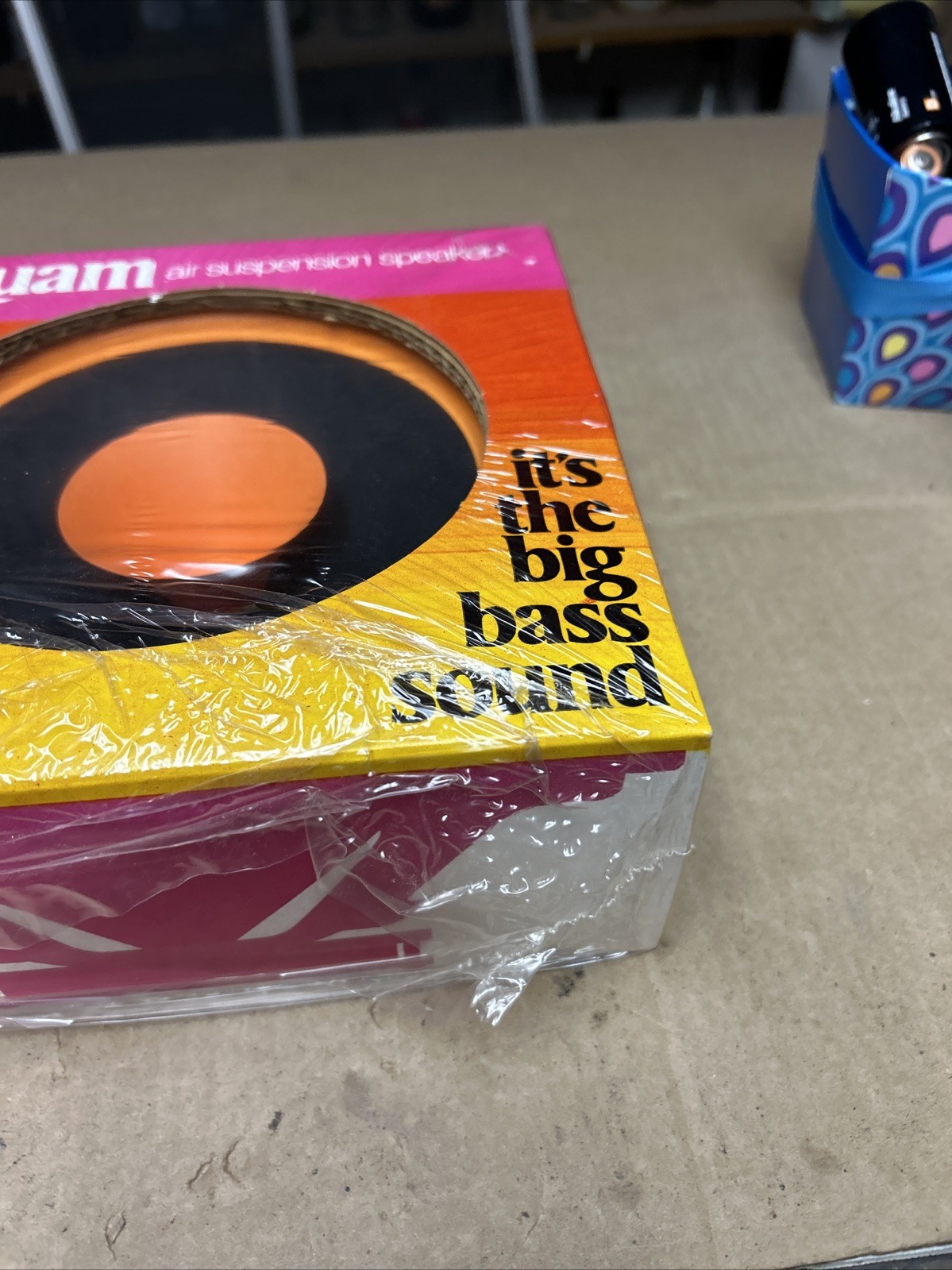 VINTAGE 8″ 8 Ohm QUAM 8C10FEX AIR SUSPENSION BIG BASS FULL RANGE SPEAKERS New