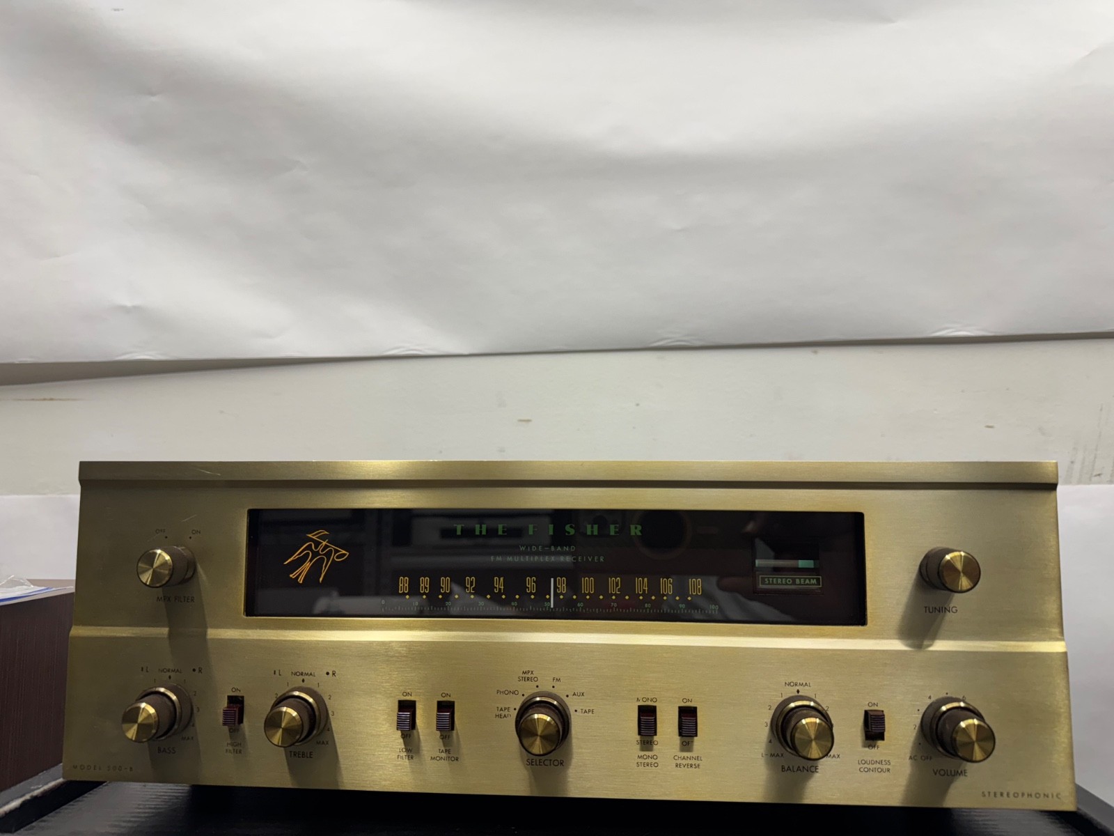 The Fisher Model 500-B Tube Stereo Receiver, Restored, Ecellent.