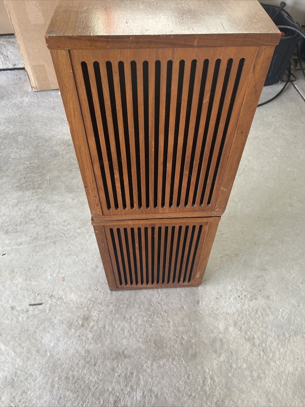 Vintage 1969 Realistic Optimus 4 Omni-Directional Speakers Rare