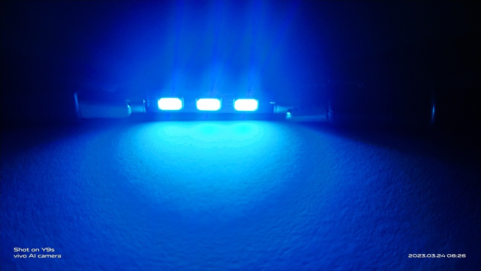 (2) COOL BLUE 43MM-6.3V-LED FESTOON LAMP/ MX112-MX113-MX114- McIntosh DIAL Bulbs