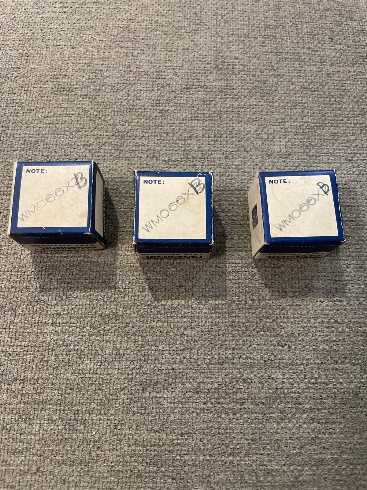 3 NOS Panasonic Tape Recorder Parts R0409AS WM066X3
