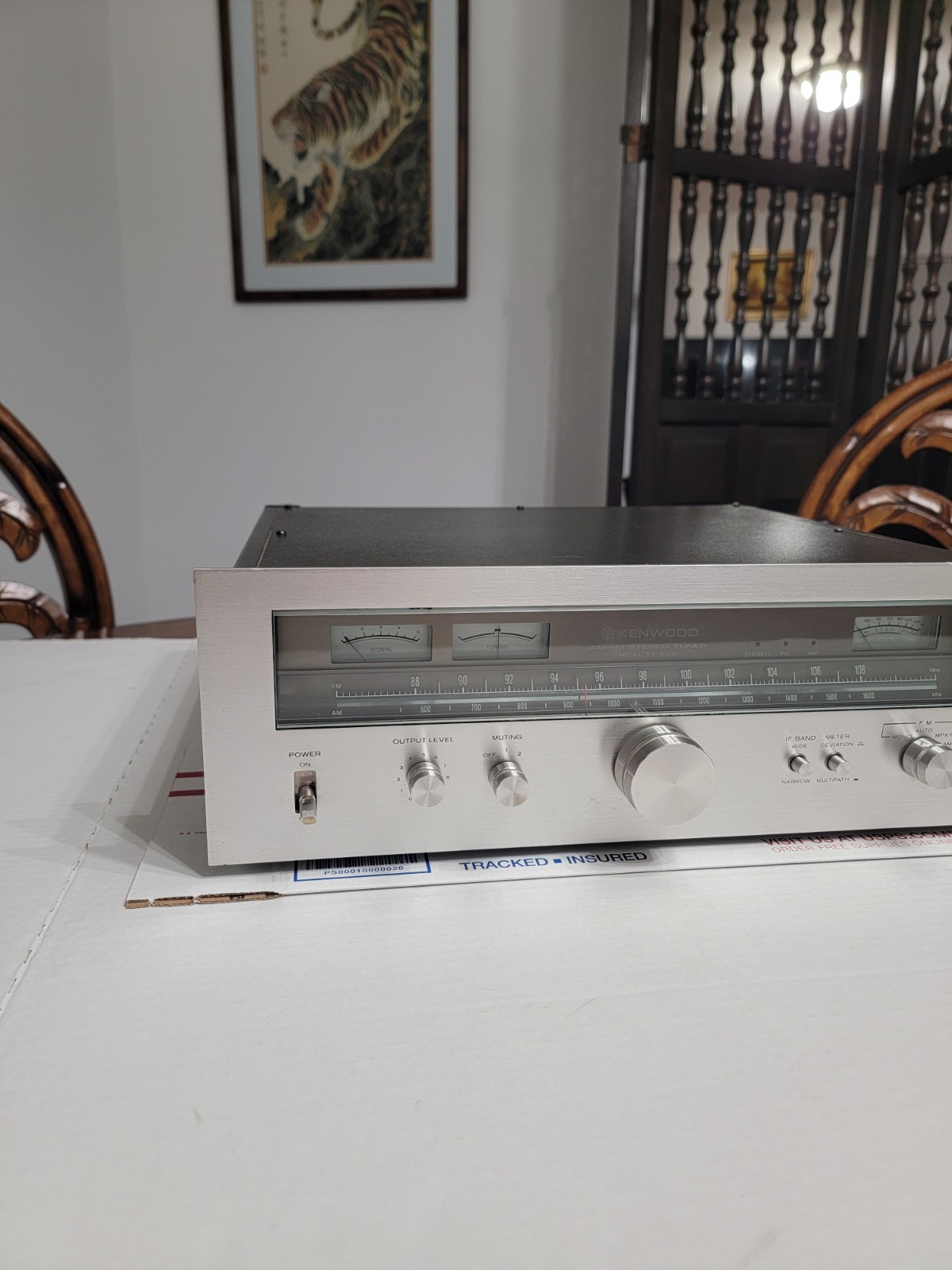 KENWOOD KT-8300 AM/FM Stereo Tuner ** TESTED **