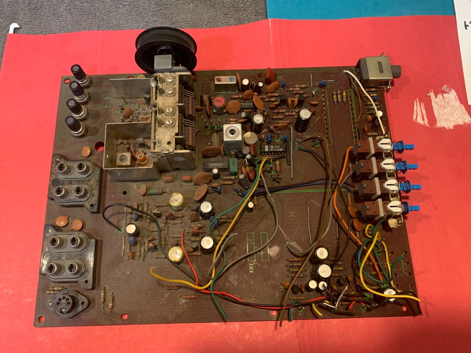 Pioneer SX-450 Stereo Receiver -Parting Out – Tuner Board + Switches