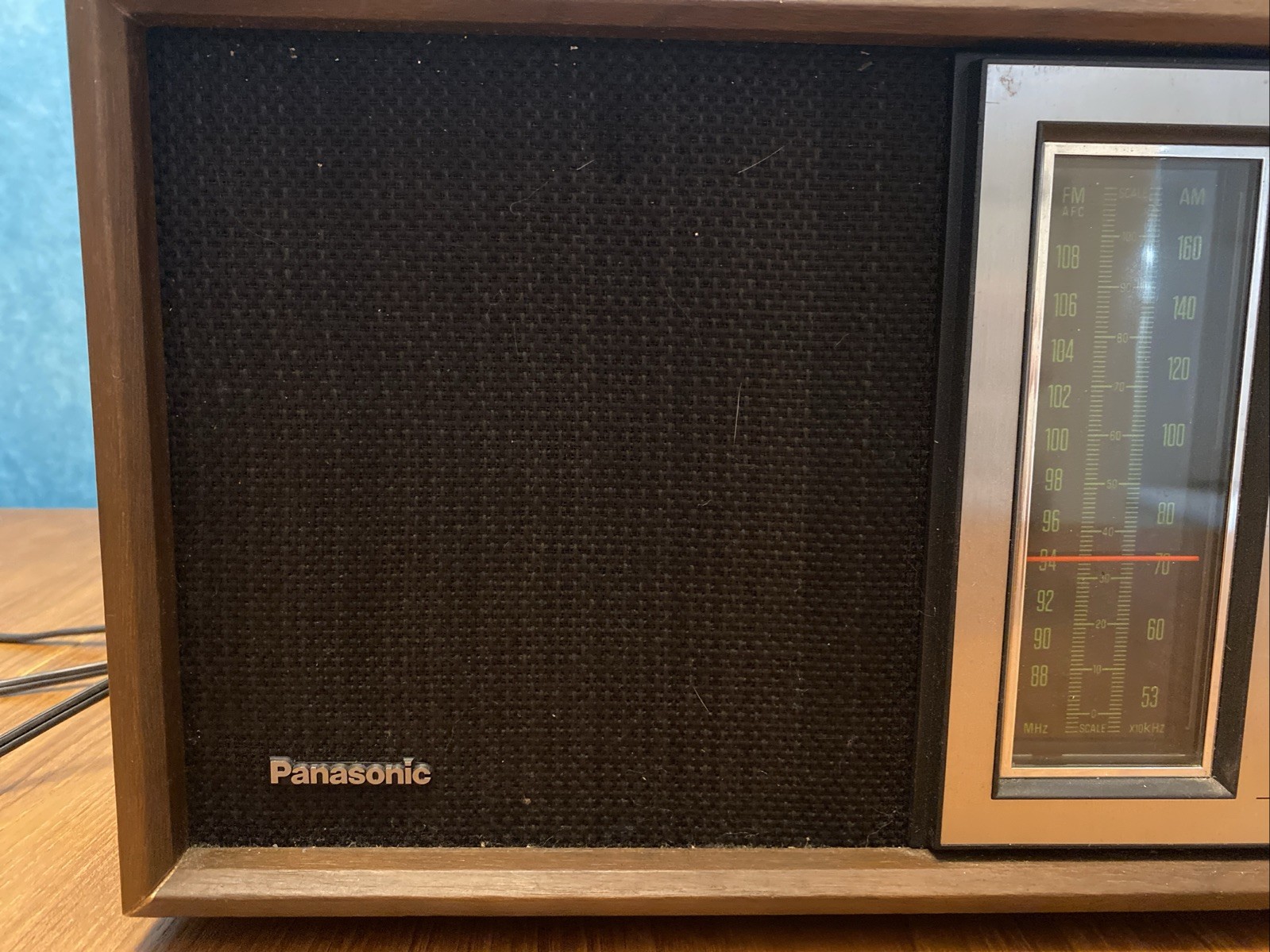 Panasonic RE-6286 AM/FM Radio Woodgrain Matsushita Japan Wood WORKS