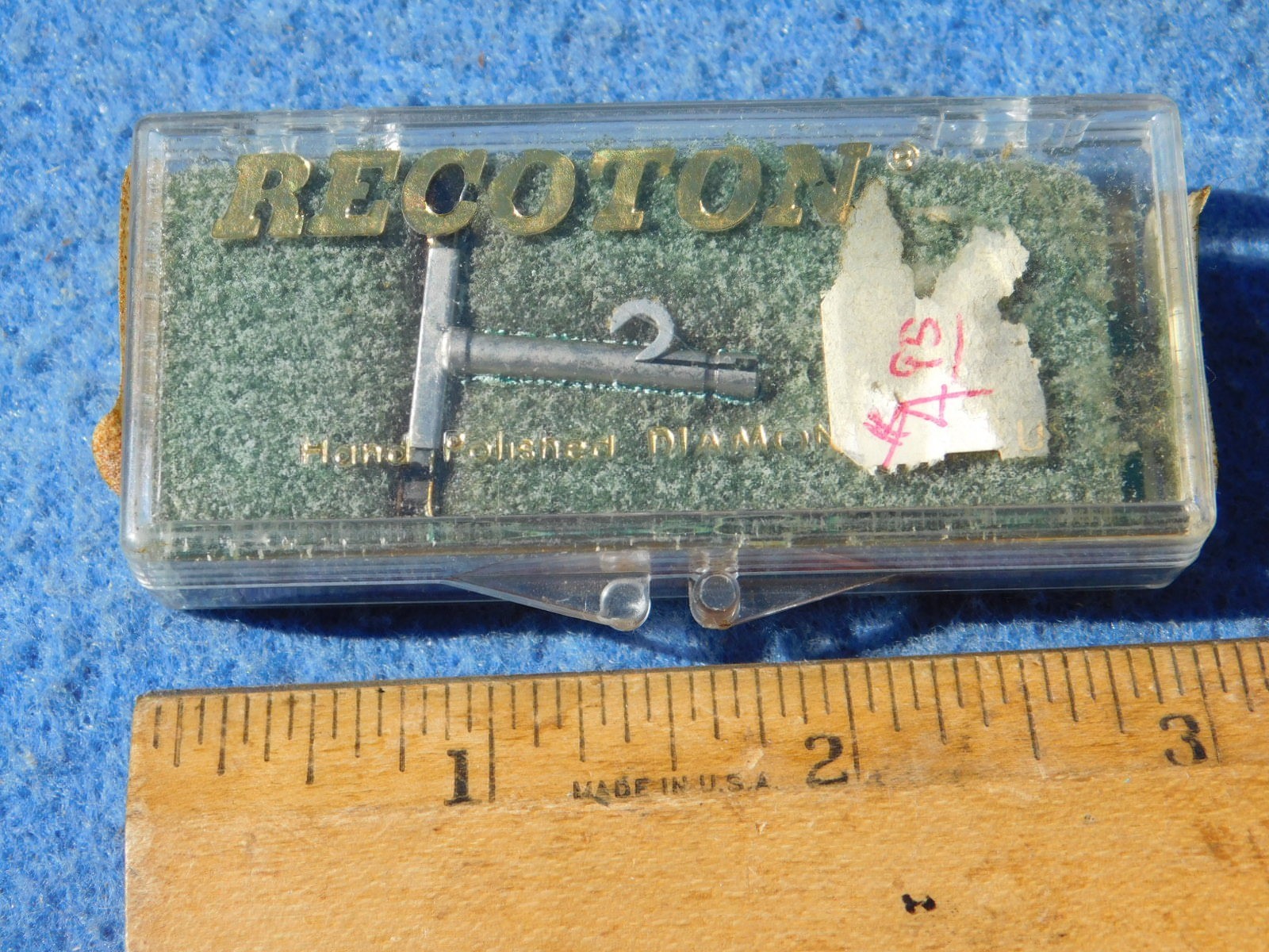 Recoton 417SD General Electric type III, RPJ-013A needle LP 78 rpm Sapphire