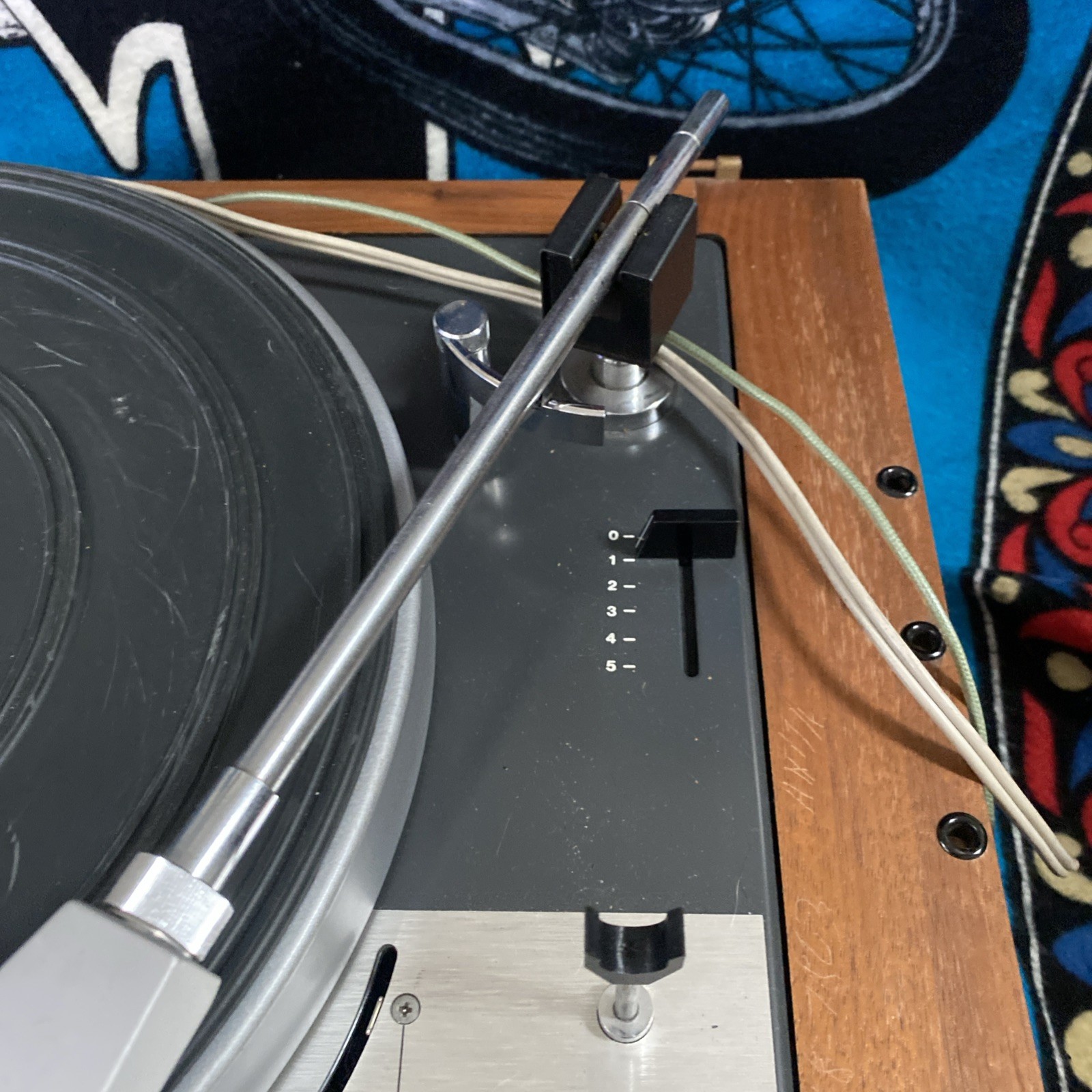 Lenco B55 Vintage Turntable Working No Belt Or Cover Selling For Parts Read