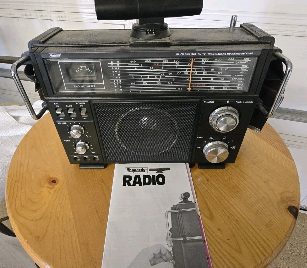 Rhapsody Model No. RY-610 Multiband Receiver Tested Vintage Radio