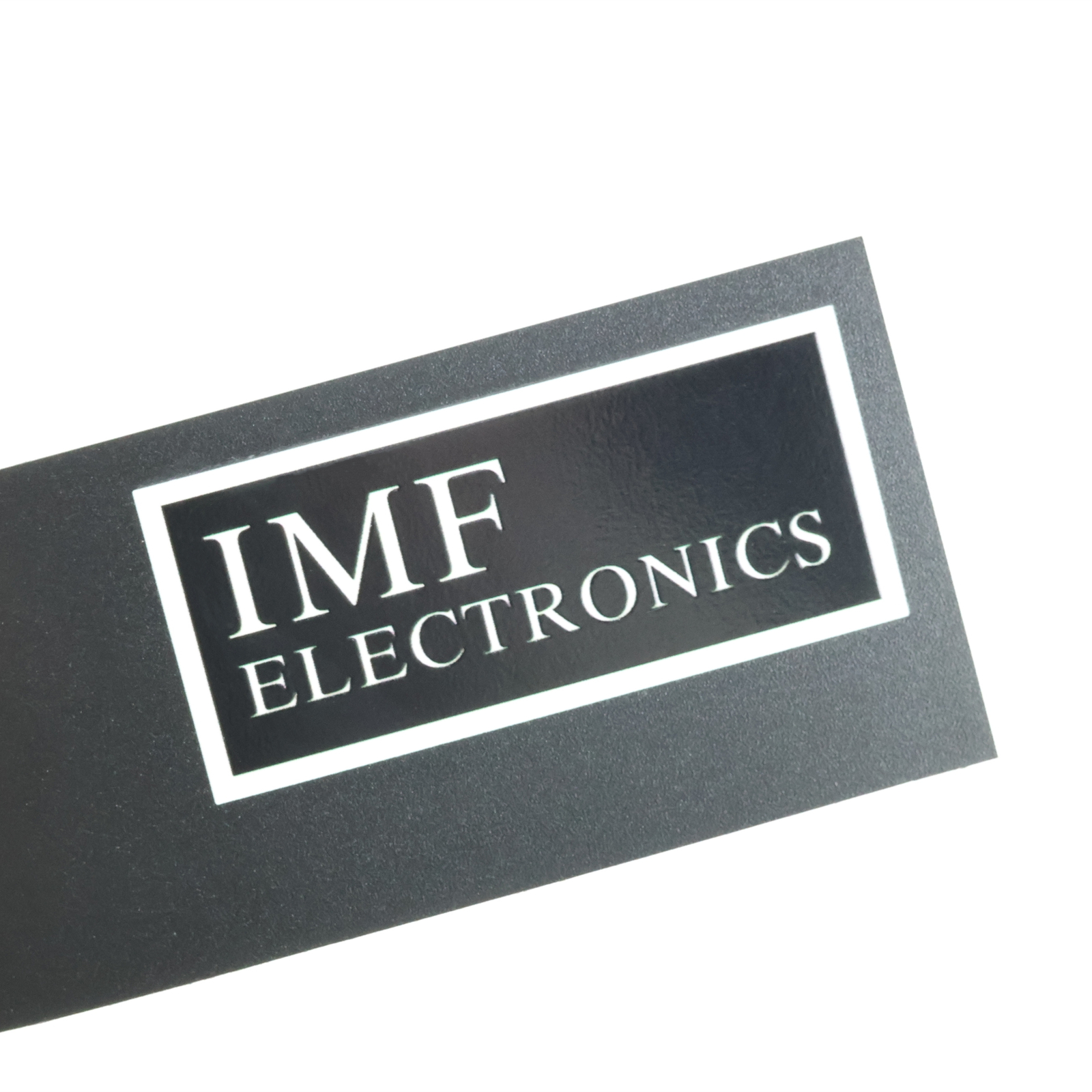 IMF Electronics logo badge Sticker Decal DIY waterproof 63mm(2.48″)X28.5mm(1.22″
