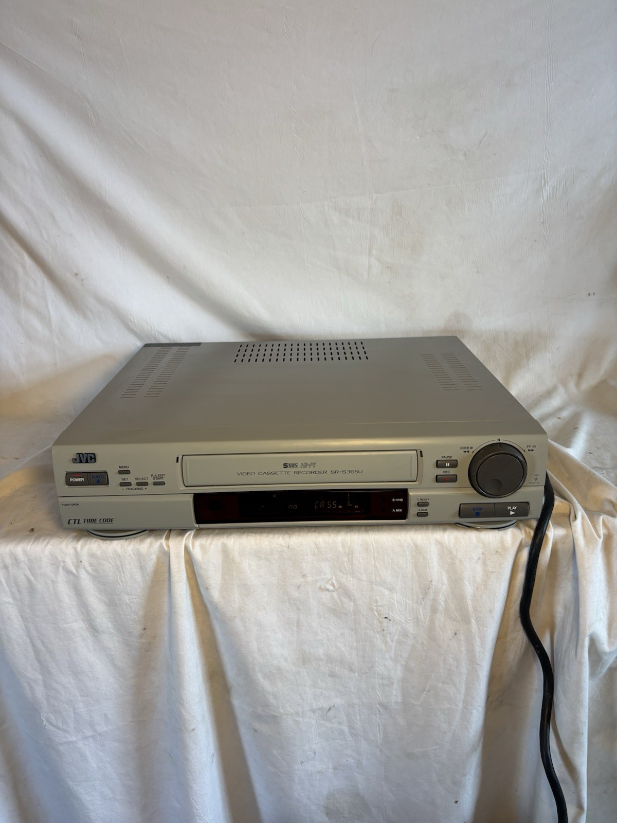 JVC SR-S365U Pro Editing Stereo HiFi S-VHS VCR 30 Days Wrty Works Great