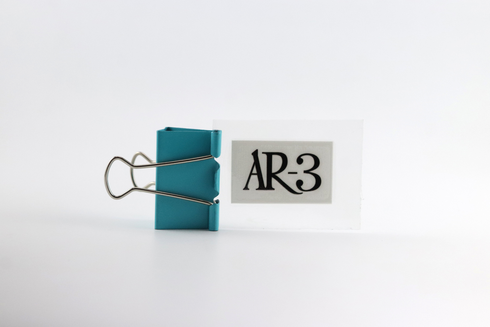 AR-3 logo badge Sticker Decal DIY waterproof 42.1mm(1.66″)X26.1mm(1.03″)