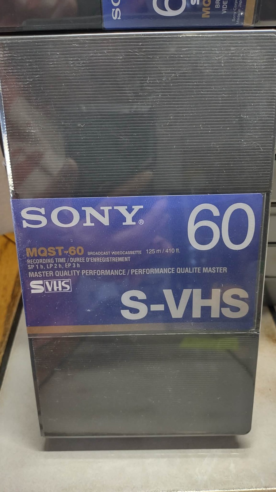 Sony MQST-60 VHS-VCR Video Cassette Tape Master Quality Lot of 10