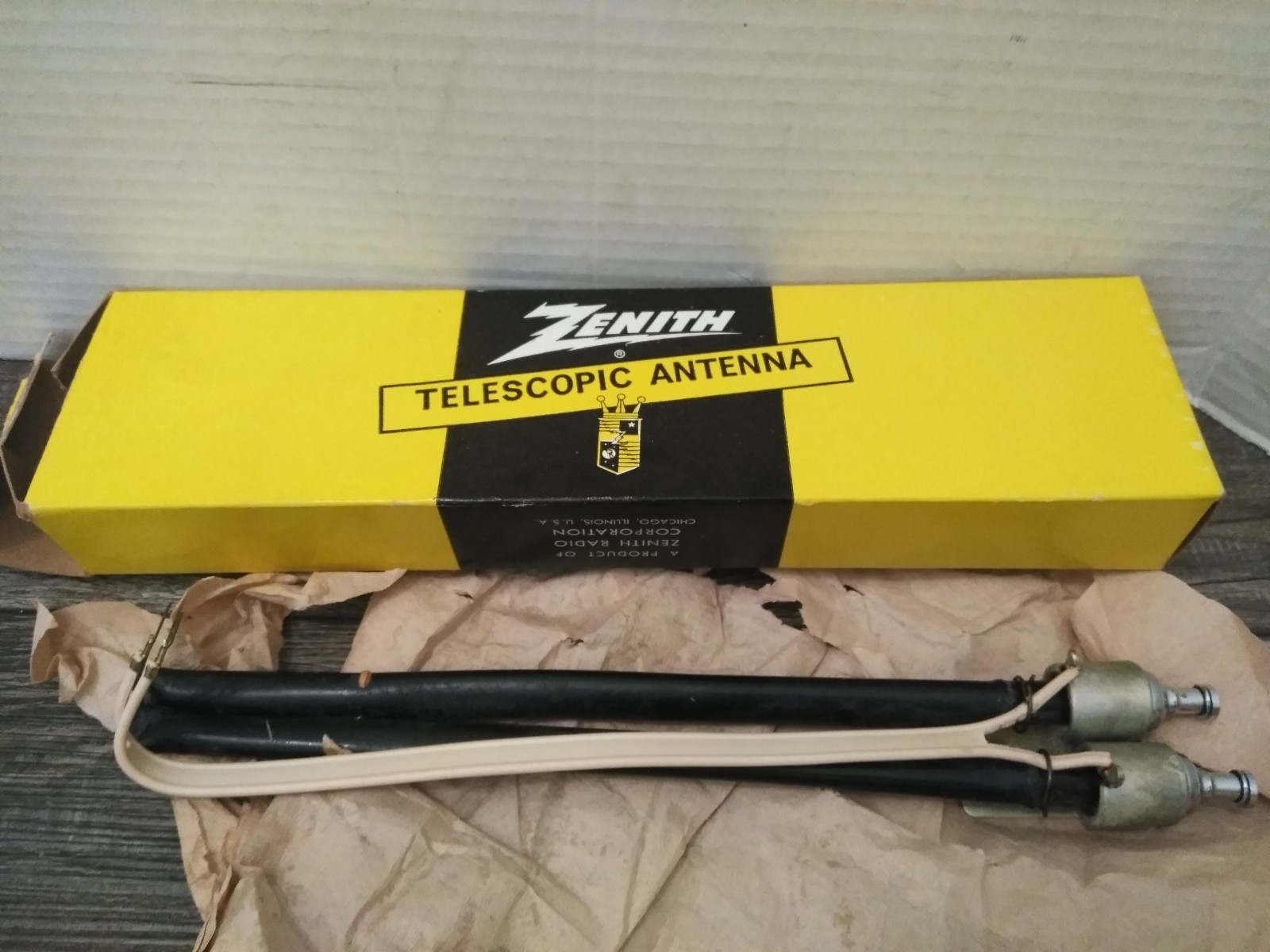VTG Zenith Replacement Part Rod Antenna Telescopic # 1-209 (N.O.S.)
